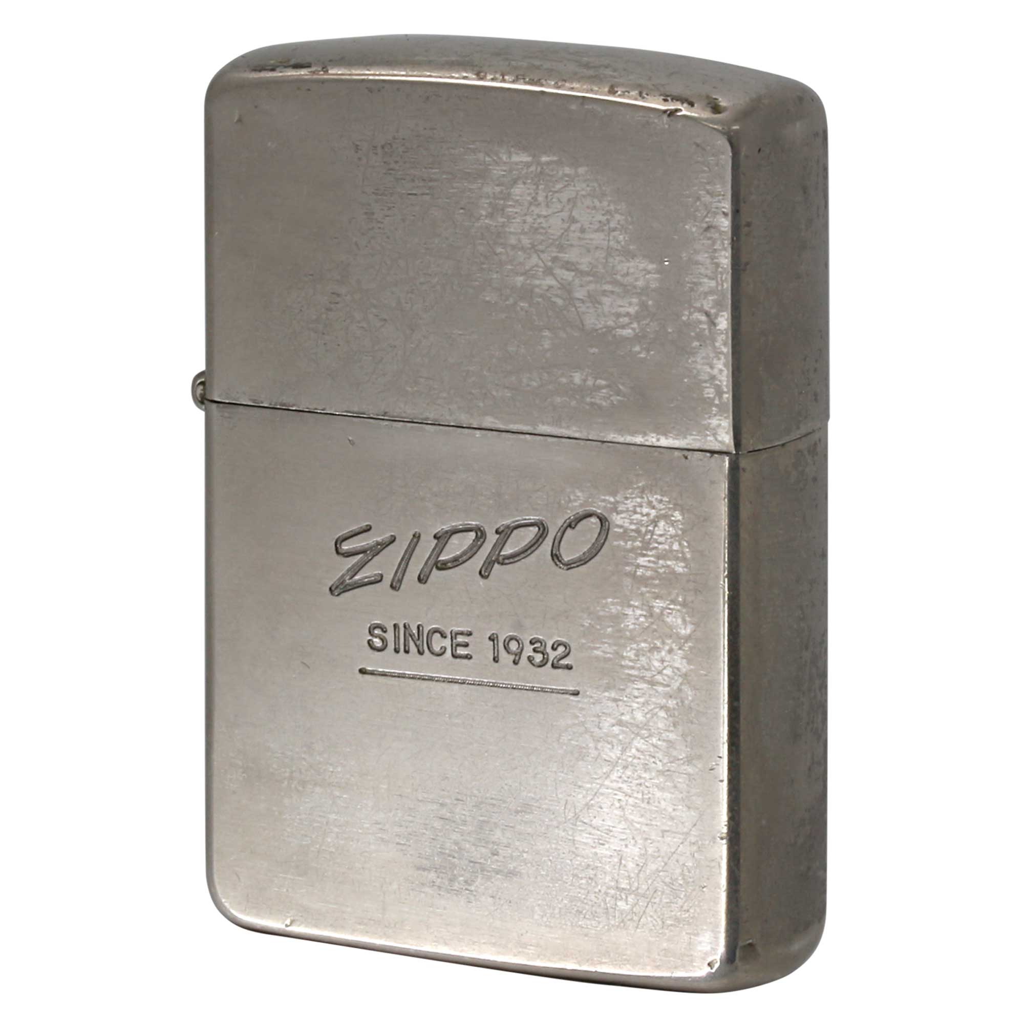 絶版/ヴィンテージ Zippo ジッポー 中古 1987年製造 ジッポ ロゴ ZIPPO LOGO SINCE 1932  [C]使用感あり傷汚れあり