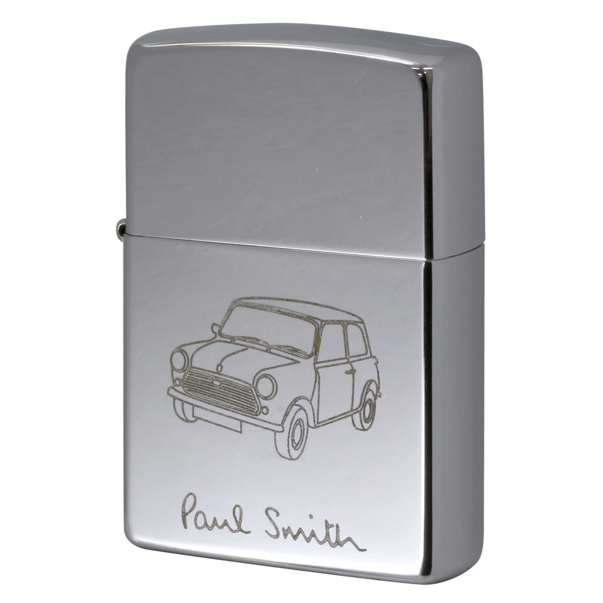 絶版/ヴィンテージ Zippo ジッポー 中古 2002年製造 Paul Smith ポール・スミス #250 車 MINI  [C]使用感あり傷汚れあり
