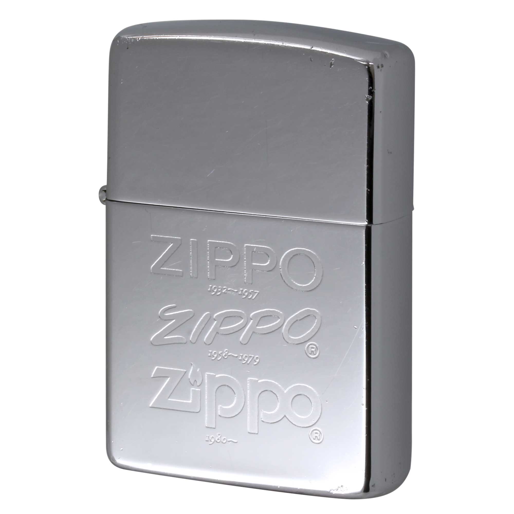 絶版/ヴィンテージ Zippo ジッポー 中古 1994年製造 ZIPPO ジッポ歴代ロゴデザイン  [B]使用感ありやや傷汚れあり