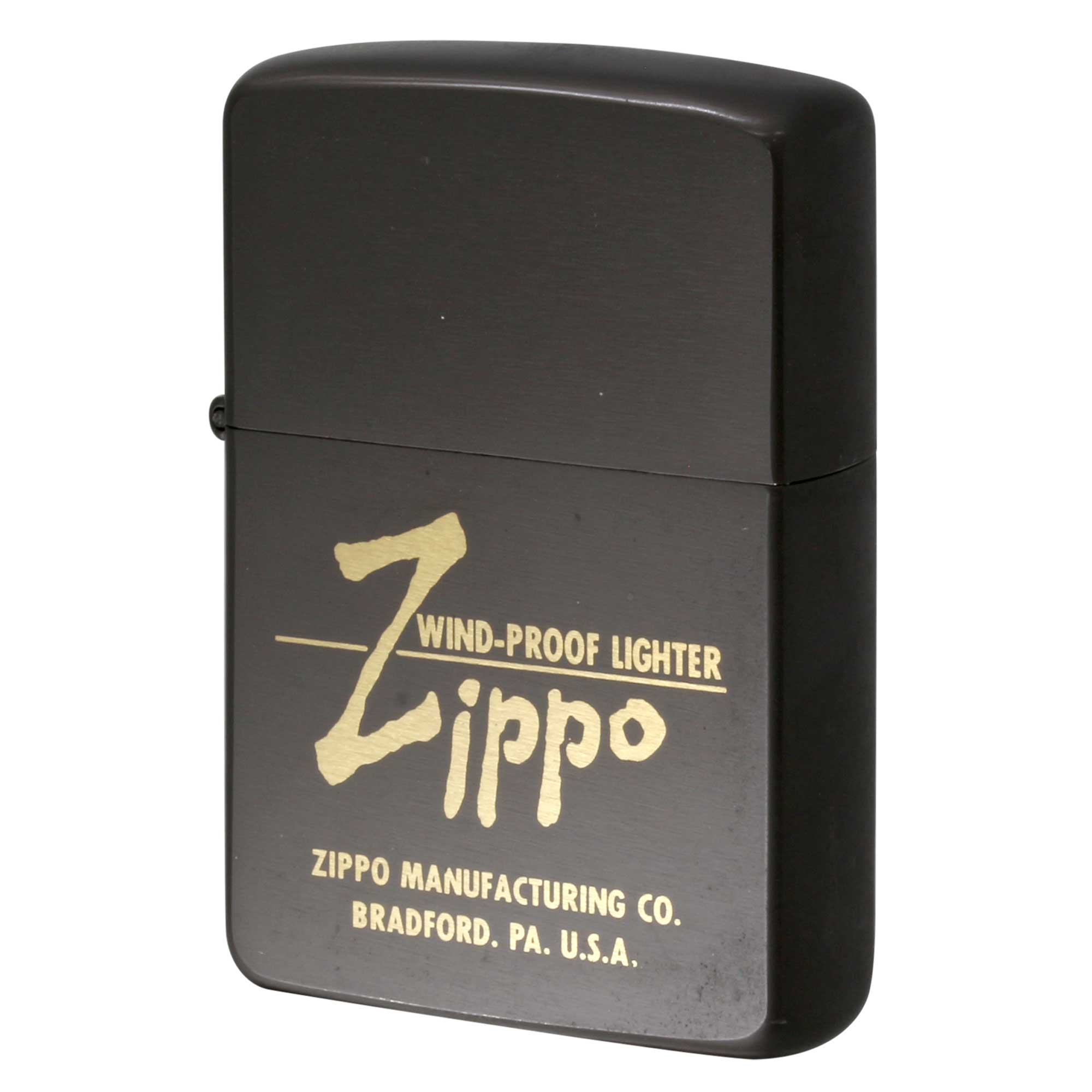 絶版/ヴィンテージ Zippo ジッポー 中古 1987年製造 Zippo Logo ジッポ ロゴ グレー  [A]使用感少なく状態が良い