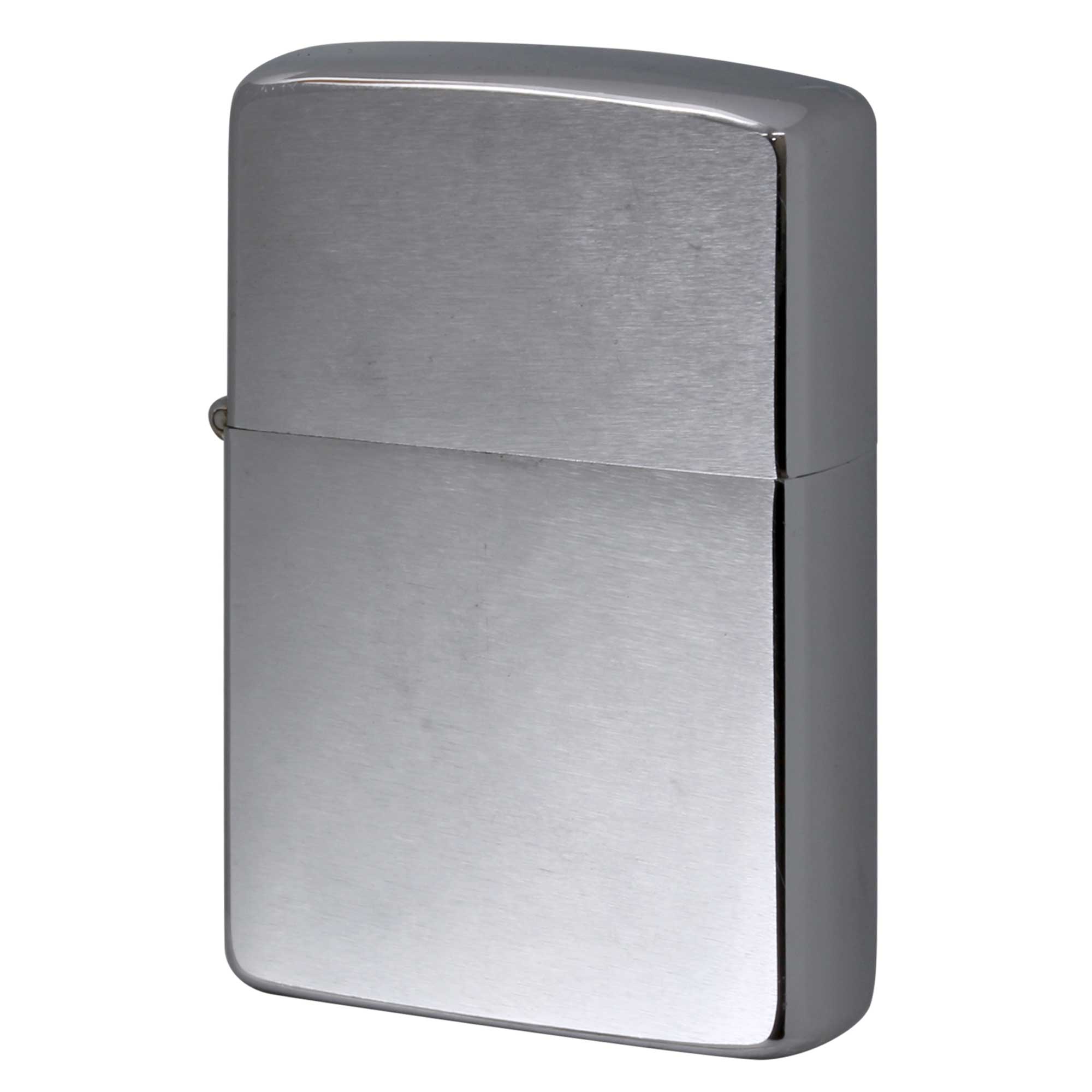 絶版/ヴィンテージ Zippo ジッポー 中古 1981年製造 ブラッシュドクローム No.200  [A]使用感少なく状態が良い