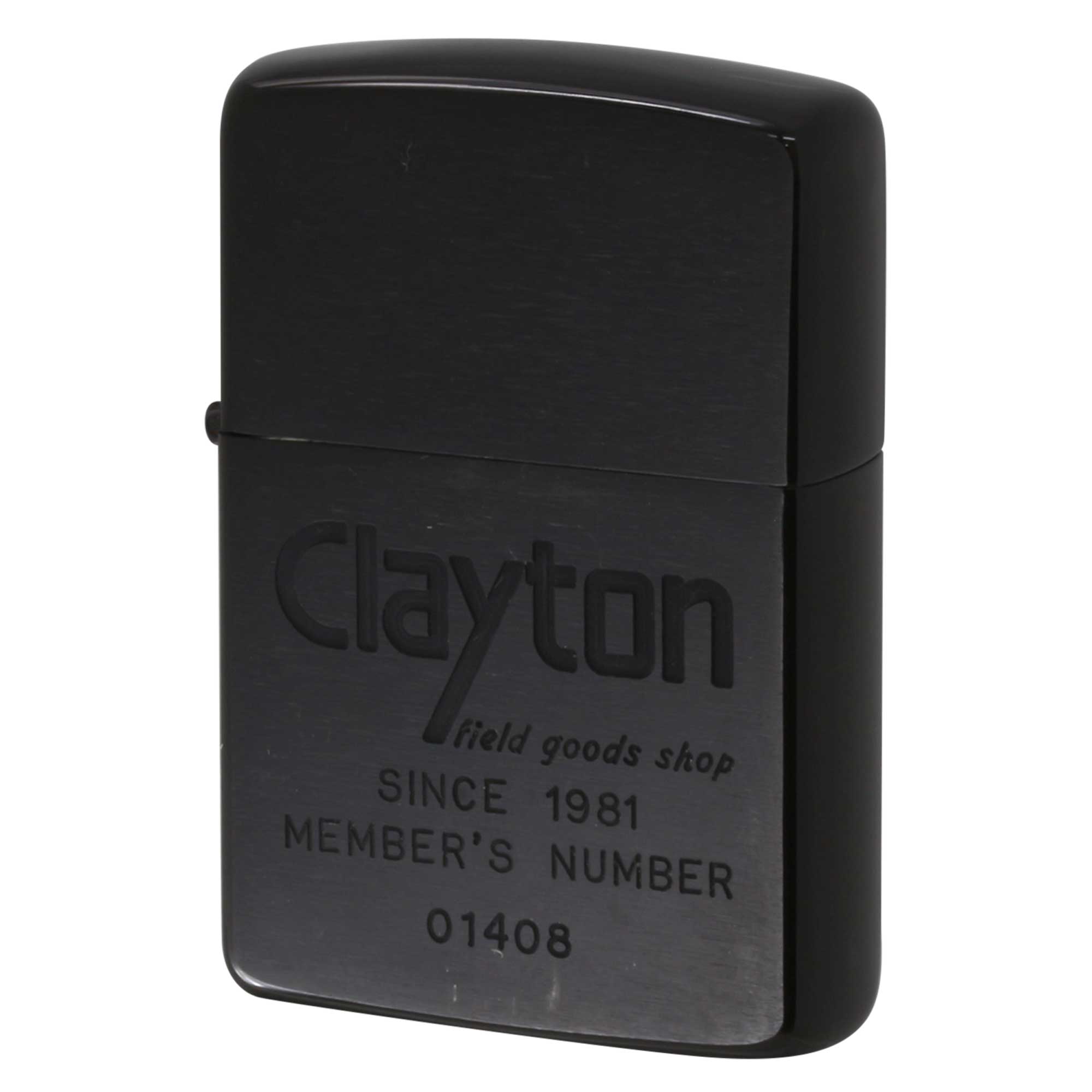 絶版/ヴィンテージ Zippo ジッポー 中古 1990年製造 Clayton field goods shop  [A]使用感少なく状態が良い