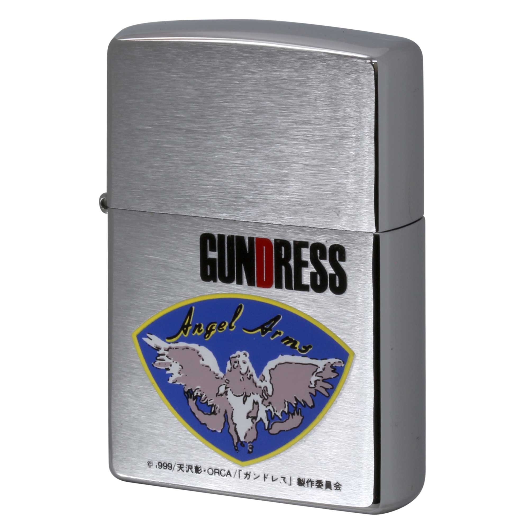絶版/ヴィンテージ Zippo ジッポー 中古 1998年製造 GUNDRESS ガンドレス 天沢彰  [S]ほぼ新品同様