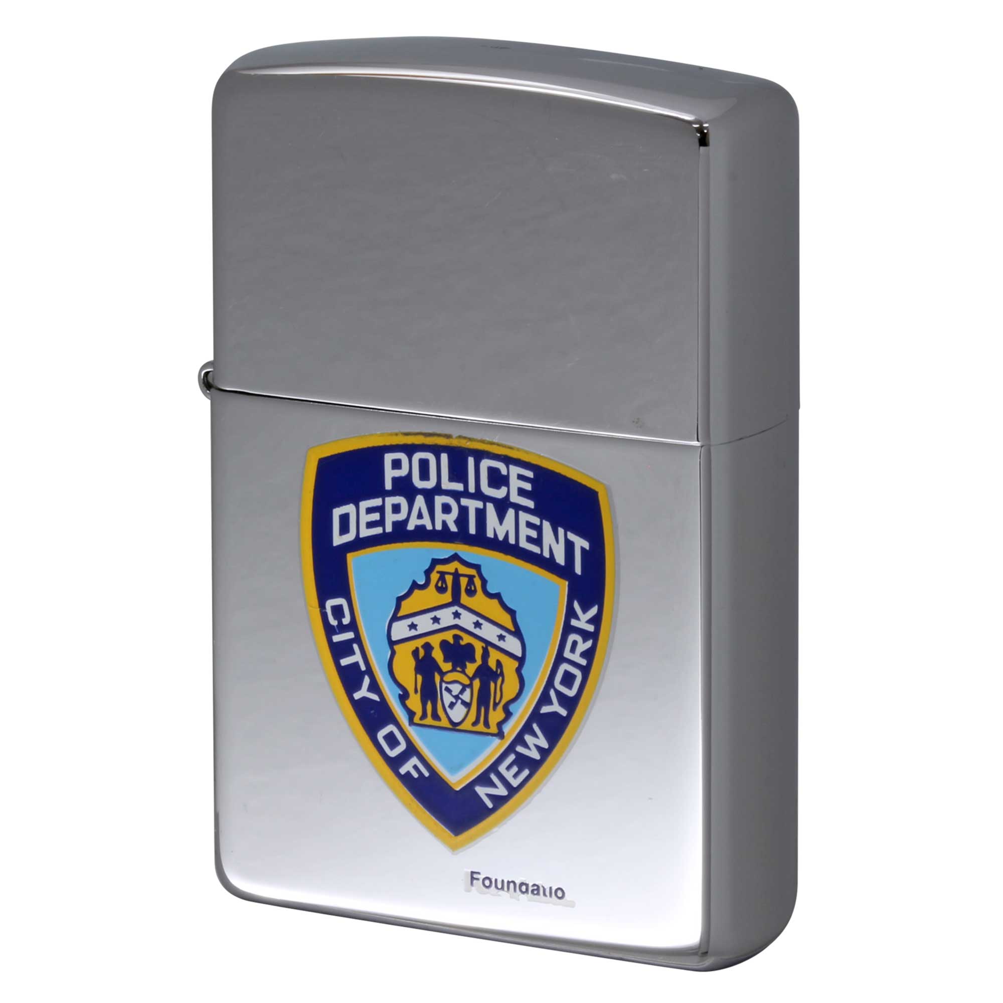絶版/ヴィンテージ Zippo ジッポー 中古 2002年製造 POLICE DEPARTMENT ニューヨーク市警 SV  [A]使用感少なく状態が良い