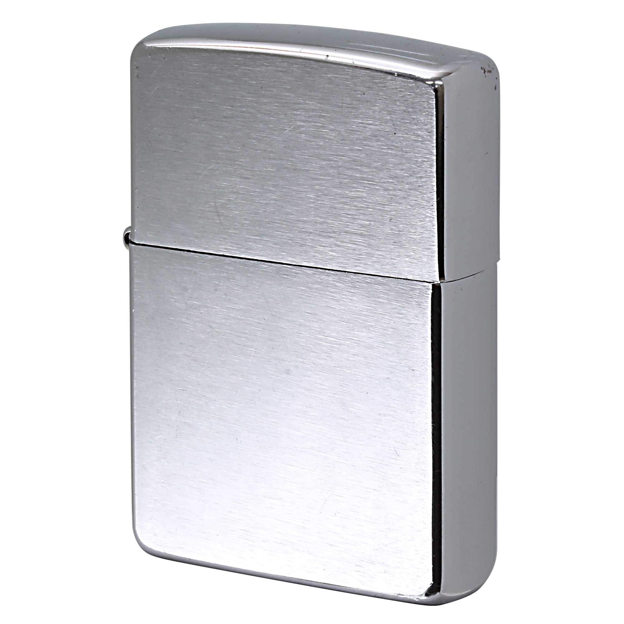 絶版/ヴィンテージ Zippo ジッポー 中古 1996年製造 ブラッシュドクローム No.200  [A]使用感少なく状態が良い