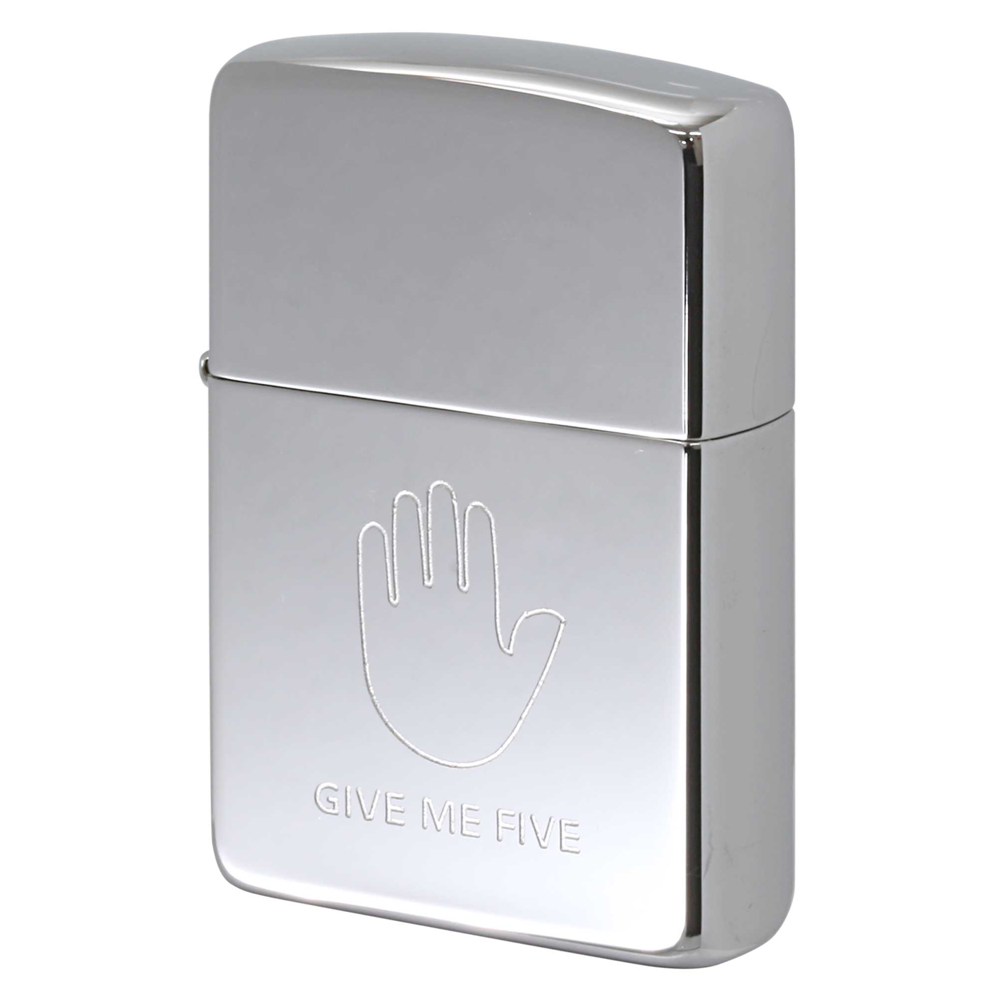絶版/ヴィンテージ Zippo ジッポー 中古 1996年製造 ZIPPO Paul Smith ポール・スミス Give me five ハイタッチ  [S]ほぼ新品同様