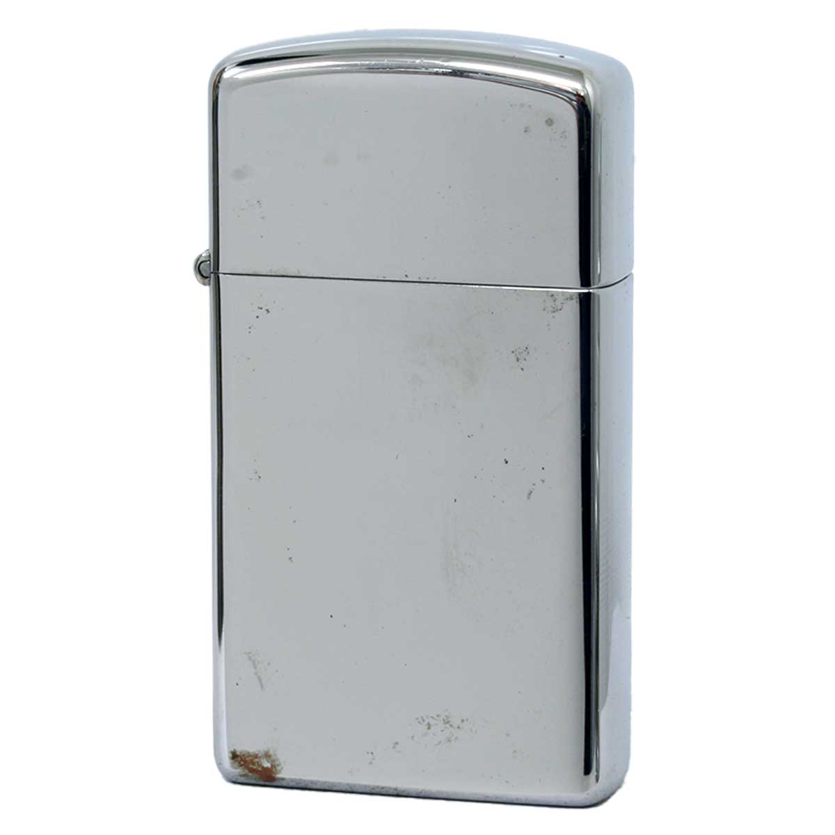絶版/ヴィンテージ Zippo ジッポー 中古 1977年製造 クロームポリッシュ スリム No.1610  [C]使用感あり傷汚れあり