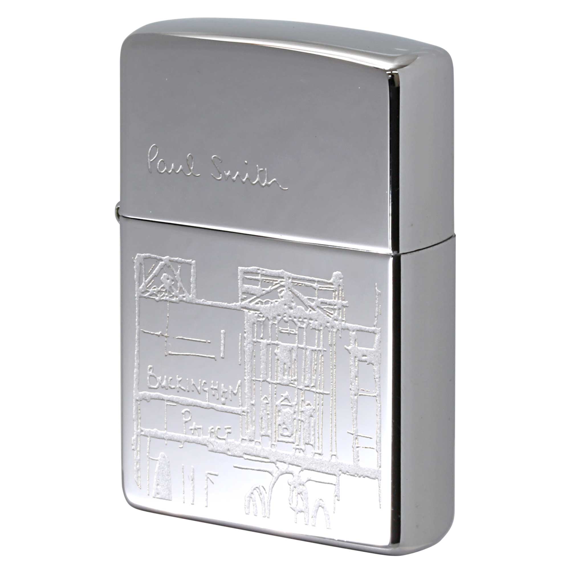 絶版/ヴィンテージ Zippo ジッポー 中古 2001年製造 ZIPPO Paul Smith ポール・スミス バッキンガム宮殿  [S]ほぼ新品同様