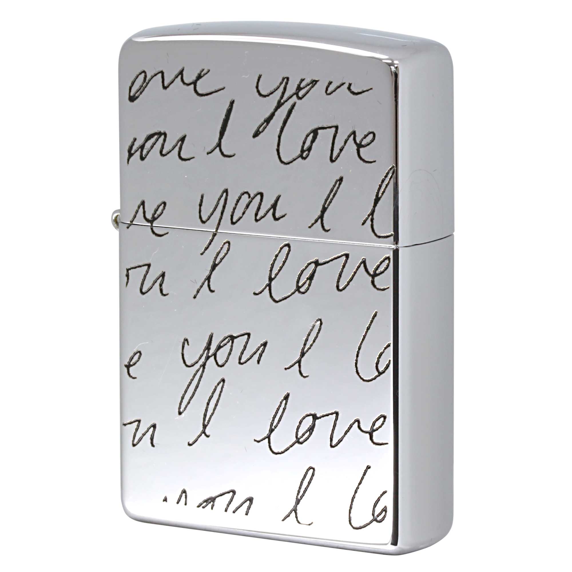 絶版/ヴィンテージ Zippo ジッポー 中古 2003年製造 ZIPPO Paul Smith ポール・スミス 試作品 ランダム I Love You ブラック  [S]ほぼ新品同様