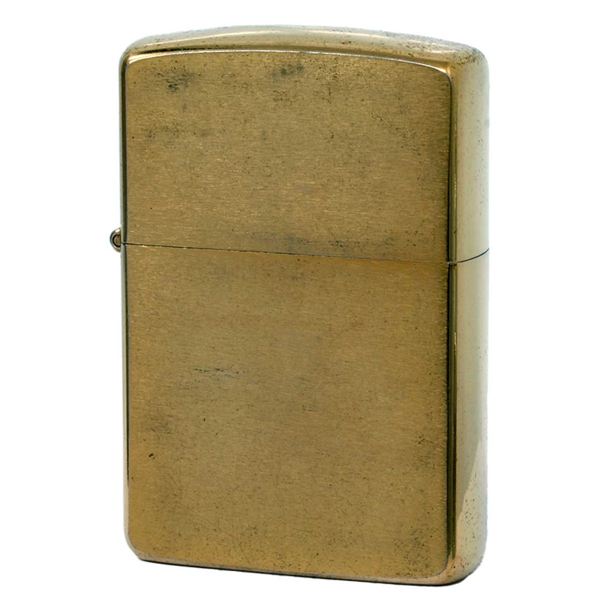 絶版/ヴィンテージ Zippo ジッポー 中古 1988年製造 ブラスサテーナ No.204  [C]使用感あり傷汚れあり