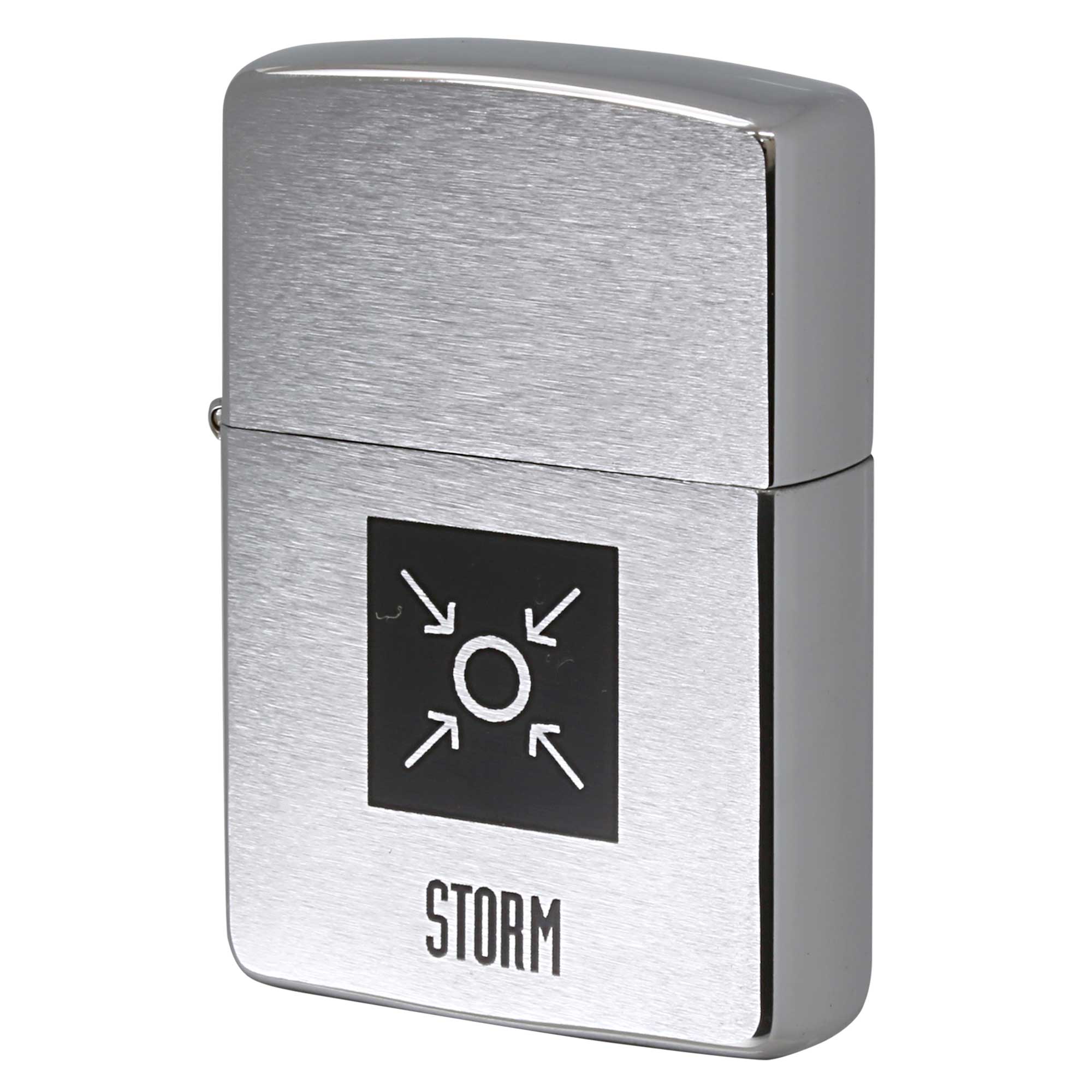絶版/ヴィンテージ Zippo ジッポー 中古 1997年製造 ZIPPO R.Newbold アールニューボールド STORM  [S]ほぼ新品同様