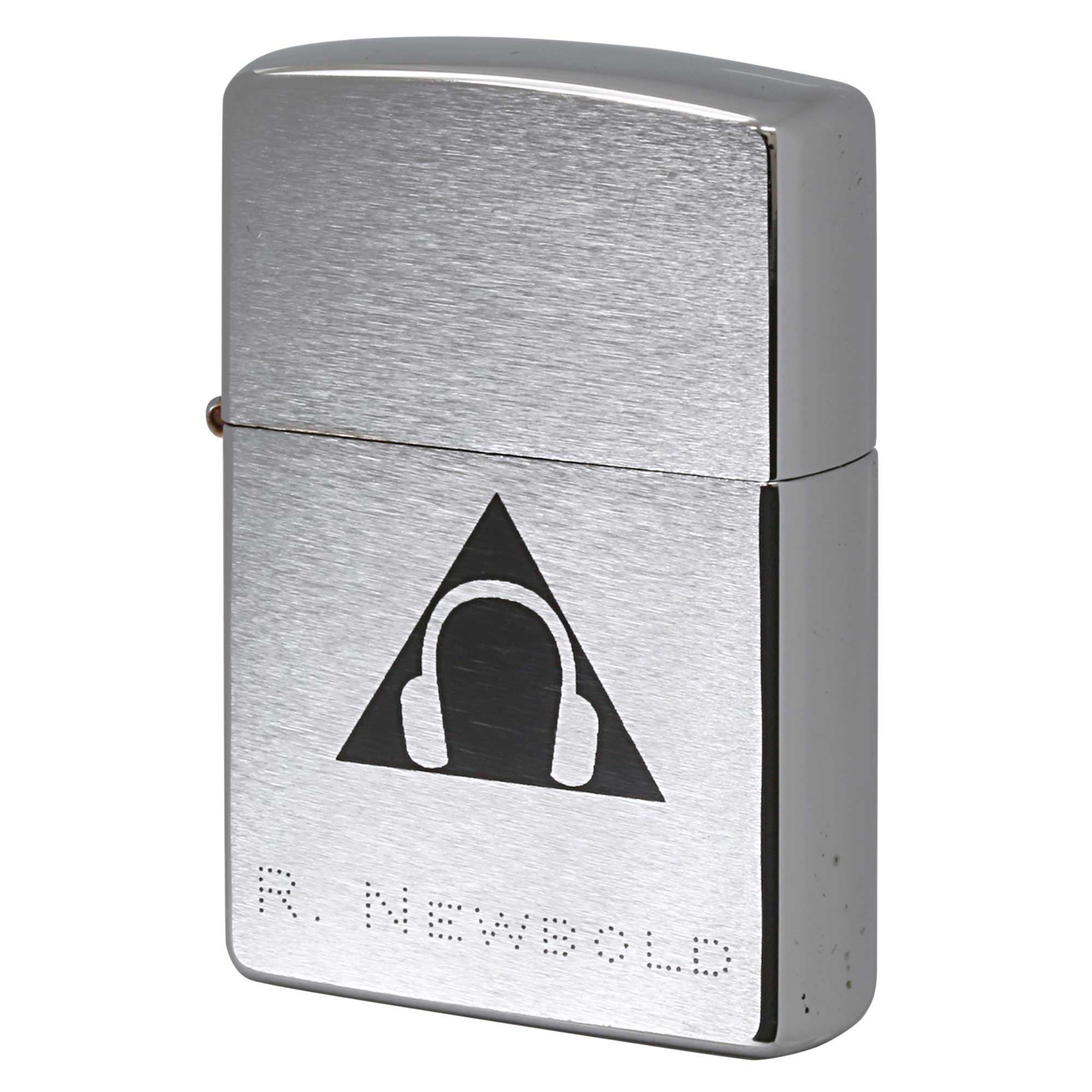 絶版/ヴィンテージ Zippo ジッポー 中古 1997年製造 ZIPPO R.Newbold アールニューボールド ヘッドフォン  [S]ほぼ新品同様
