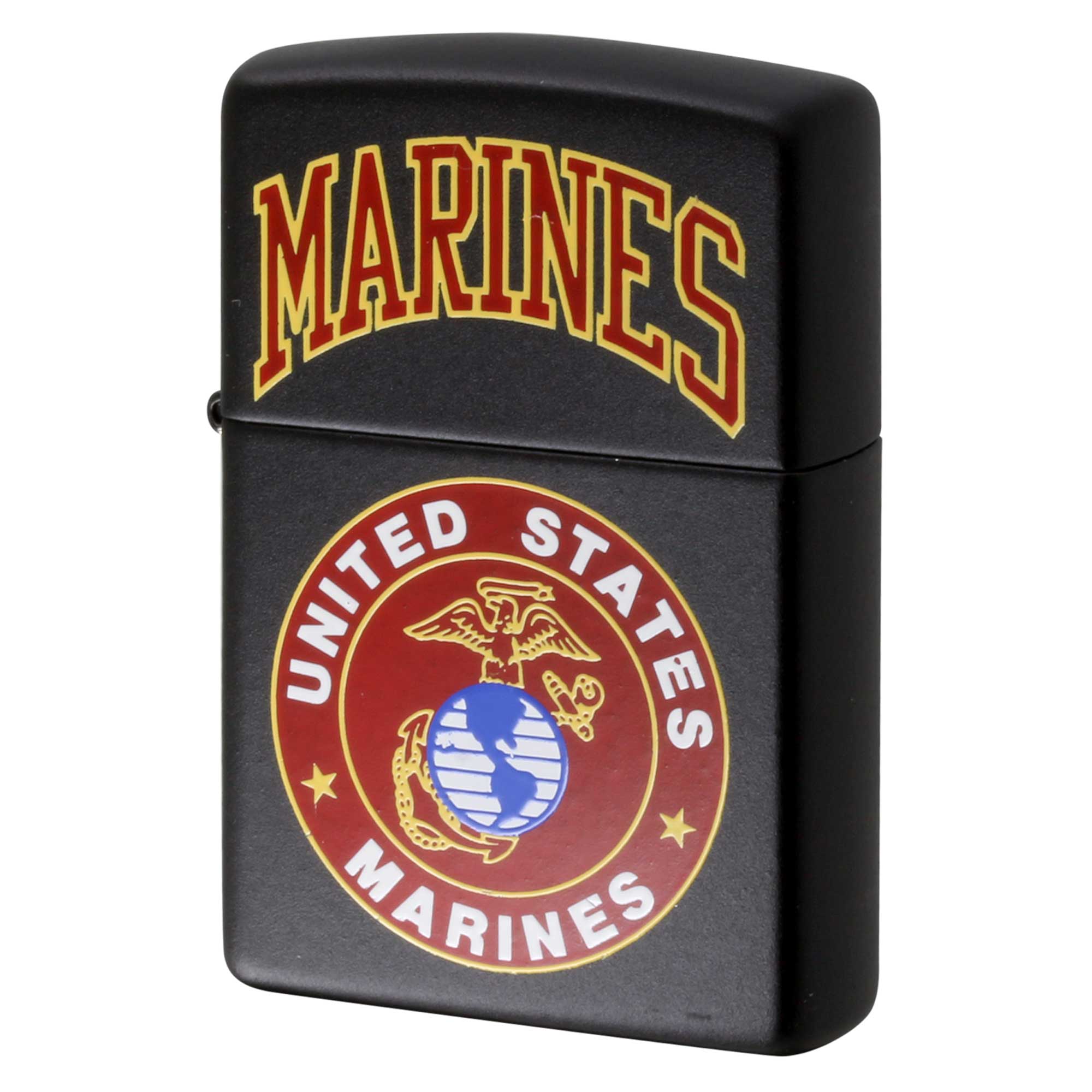 絶版/ヴィンテージ Zippo ジッポー 中古 1998年製造 539 MARINES アメリカ海兵隊 ブラック マット  [N]未使用・新品