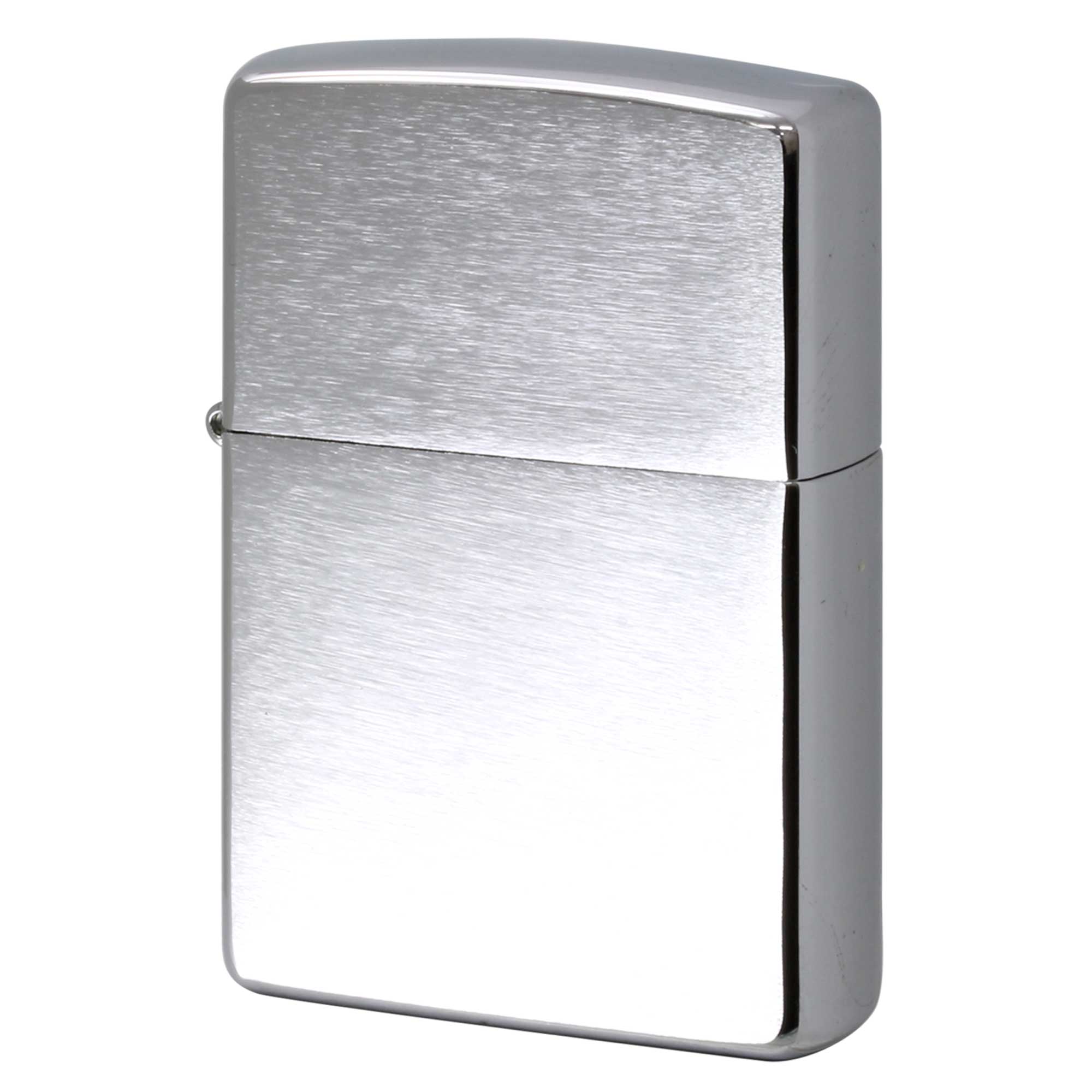 絶版/ヴィンテージ Zippo ジッポー 中古 1999年製造 ブラッシュドクローム Brushed Chrome No.200  [S]ほぼ新品同様