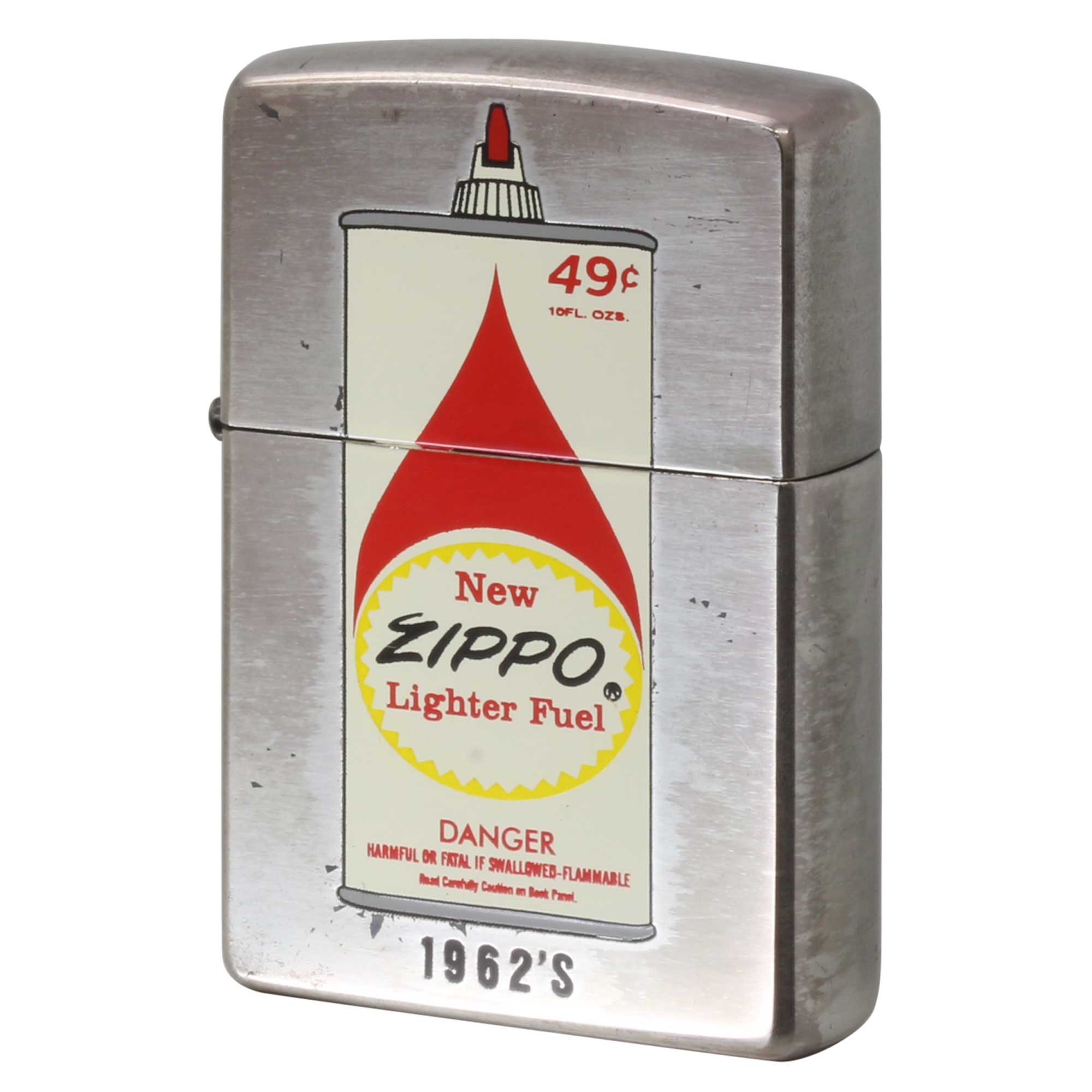 絶版/ヴィンテージ Zippo ジッポー 中古 1996年製造 オイル缶デザイン 1962'S  [S]ほぼ新品同様
