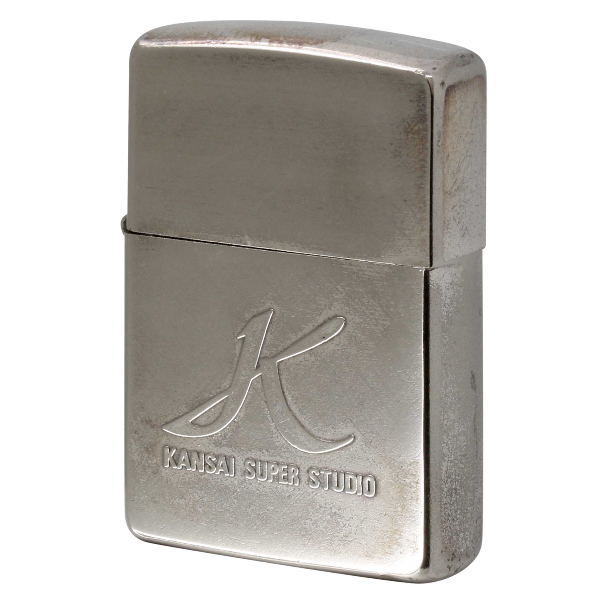 絶版/ヴィンテージ Zippo ジッポー 中古 1993年製造 山本寛斎 KANSAI SUPER STUDIO  [C]使用感あり傷汚れあり