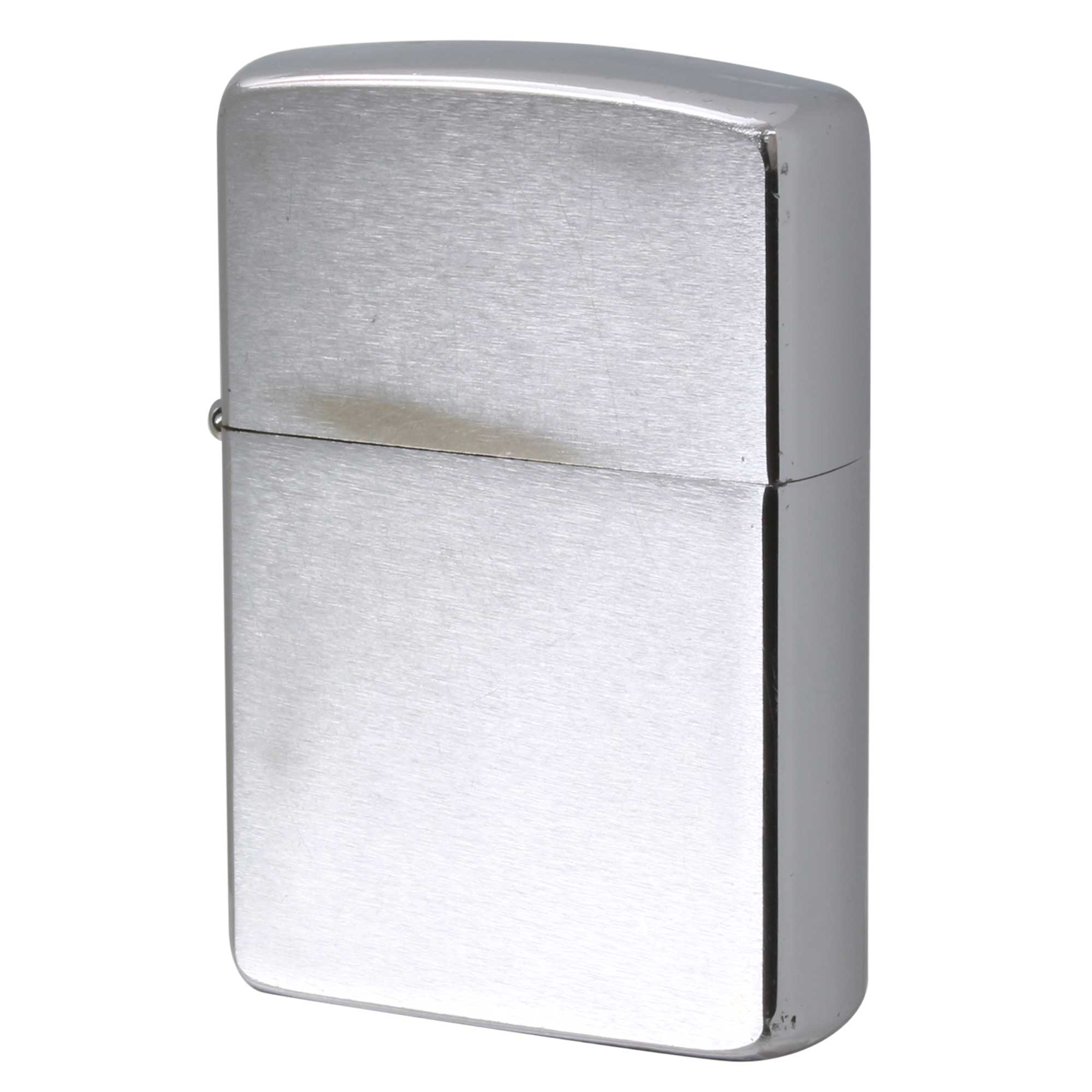 絶版/ヴィンテージ Zippo ジッポー 中古 1989年製造 ブラッシュドクローム No.200  [C]使用感あり傷汚れあり