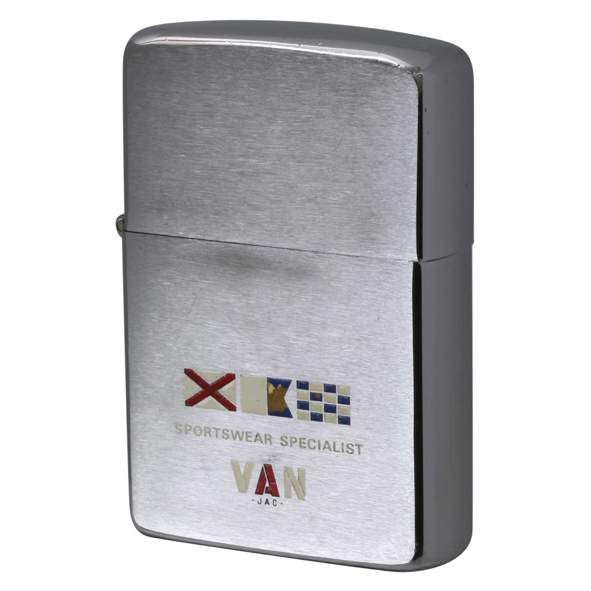 絶版/ヴィンテージ Zippo ジッポー 中古 1981年製造 ヴァン VAN SPORTSWEAR SPECIALIST  [C]使用感あり傷汚れあり