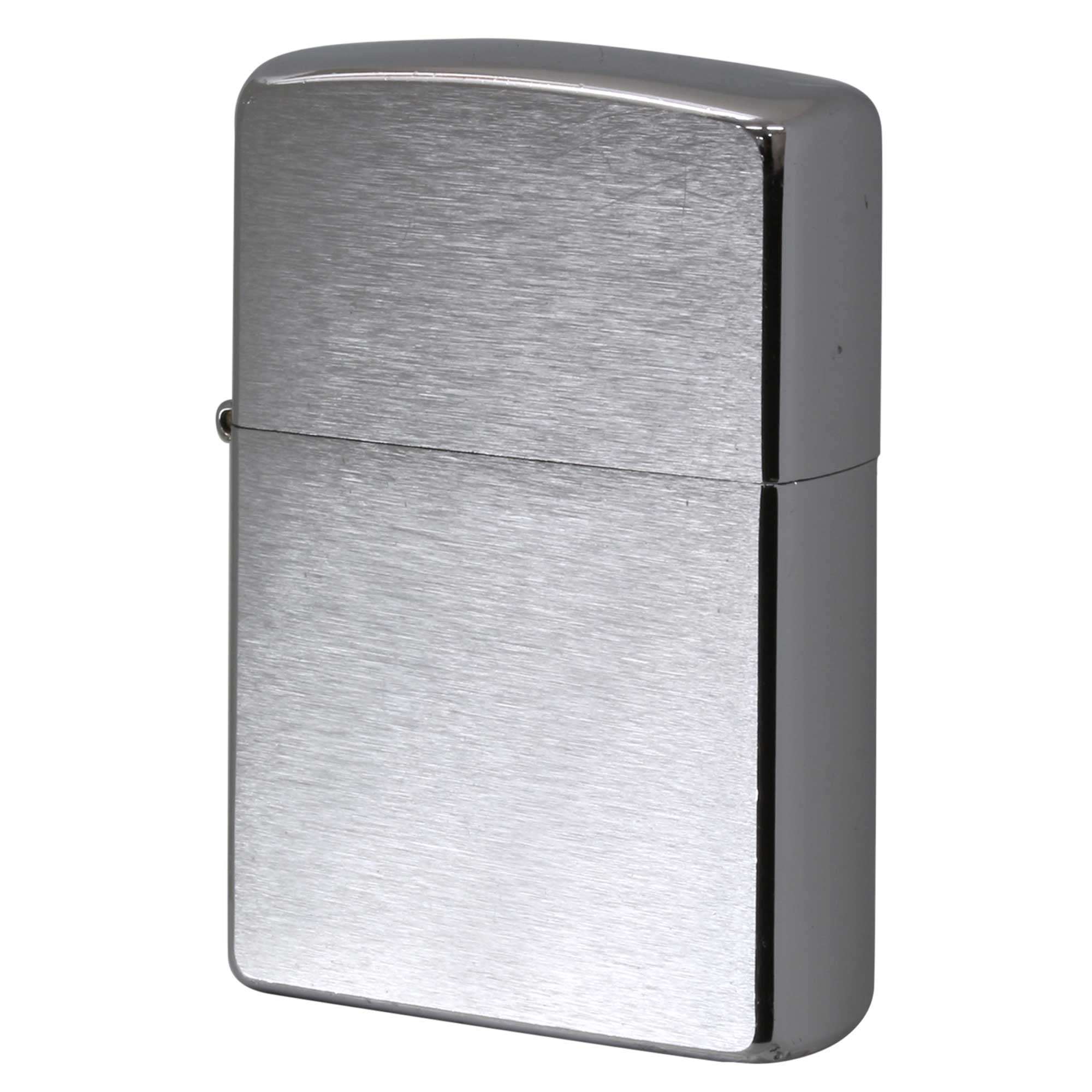 絶版/ヴィンテージ Zippo ジッポー 中古 2003年製造 ブラッシュドクローム No.200  [B]使用感ありやや傷汚れあり