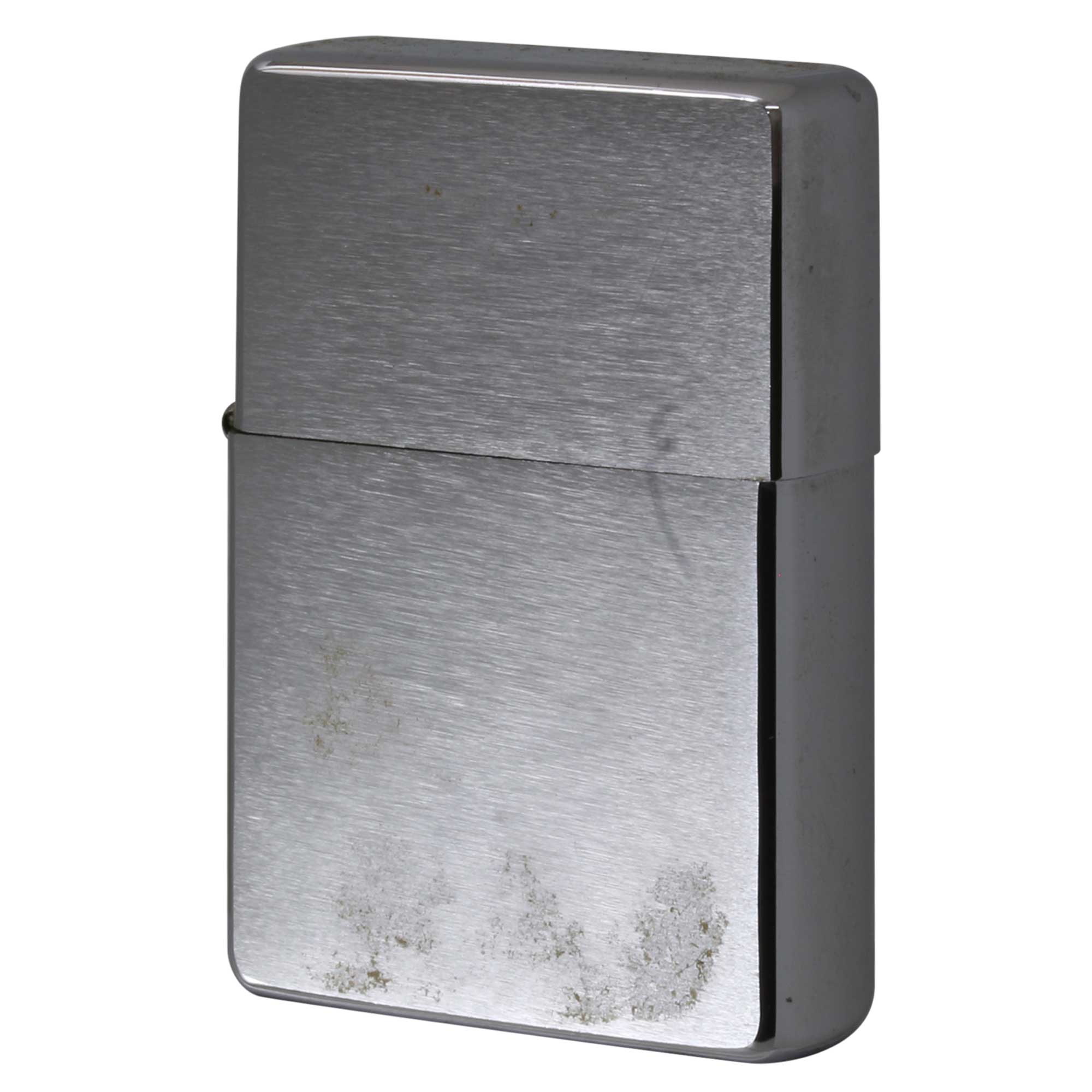 絶版/ヴィンテージ Zippo ジッポー 中古 1998年製造 1937レプリカ フラットトップ ブラッシュドクローム No.230CC  [C]使用感あり傷汚れあり