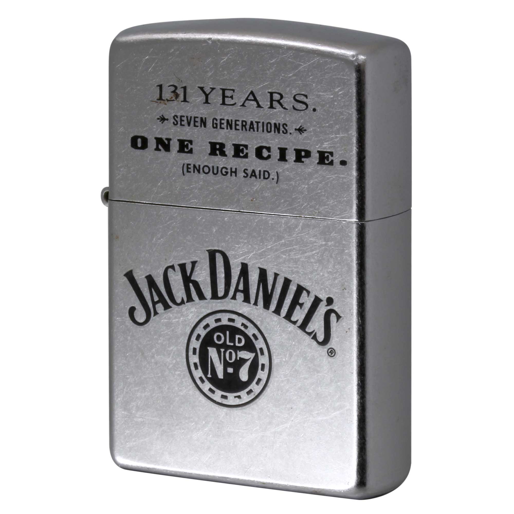 絶版/ヴィンテージ Zippo ジッポー 中古 2000年製造 207 JACK DANIELS 131YEARS ジャックダニエル  [A]使用感少なく状態が良い
