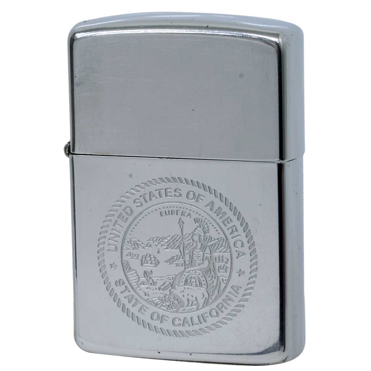 絶版/ヴィンテージ Zippo ジッポー 中古 1988年製造 STATE OF CALIFORNIA カリフォルニア州  [C]使用感あり傷汚れあり