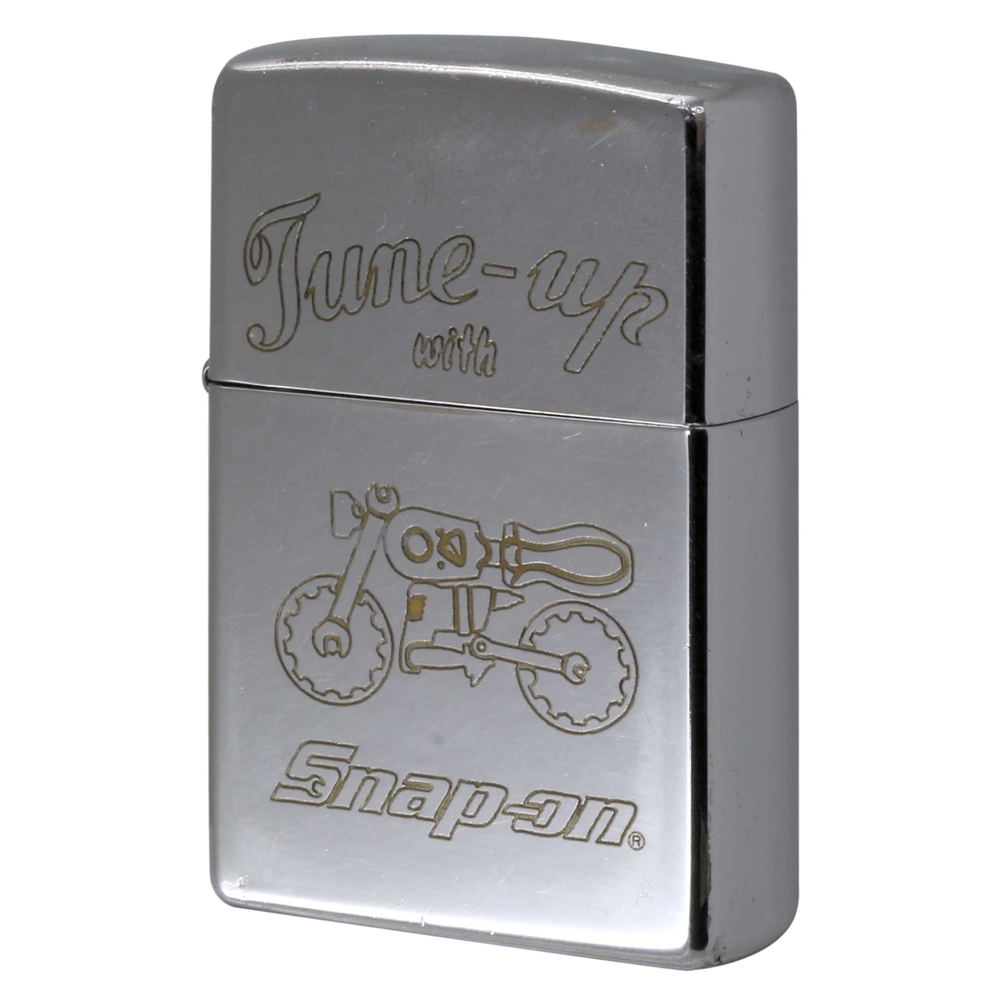 絶版/ヴィンテージ Zippo ジッポー 中古 1997年製造 Tune-up with Snap-on スナップオン  [C]使用感あり傷汚れあり