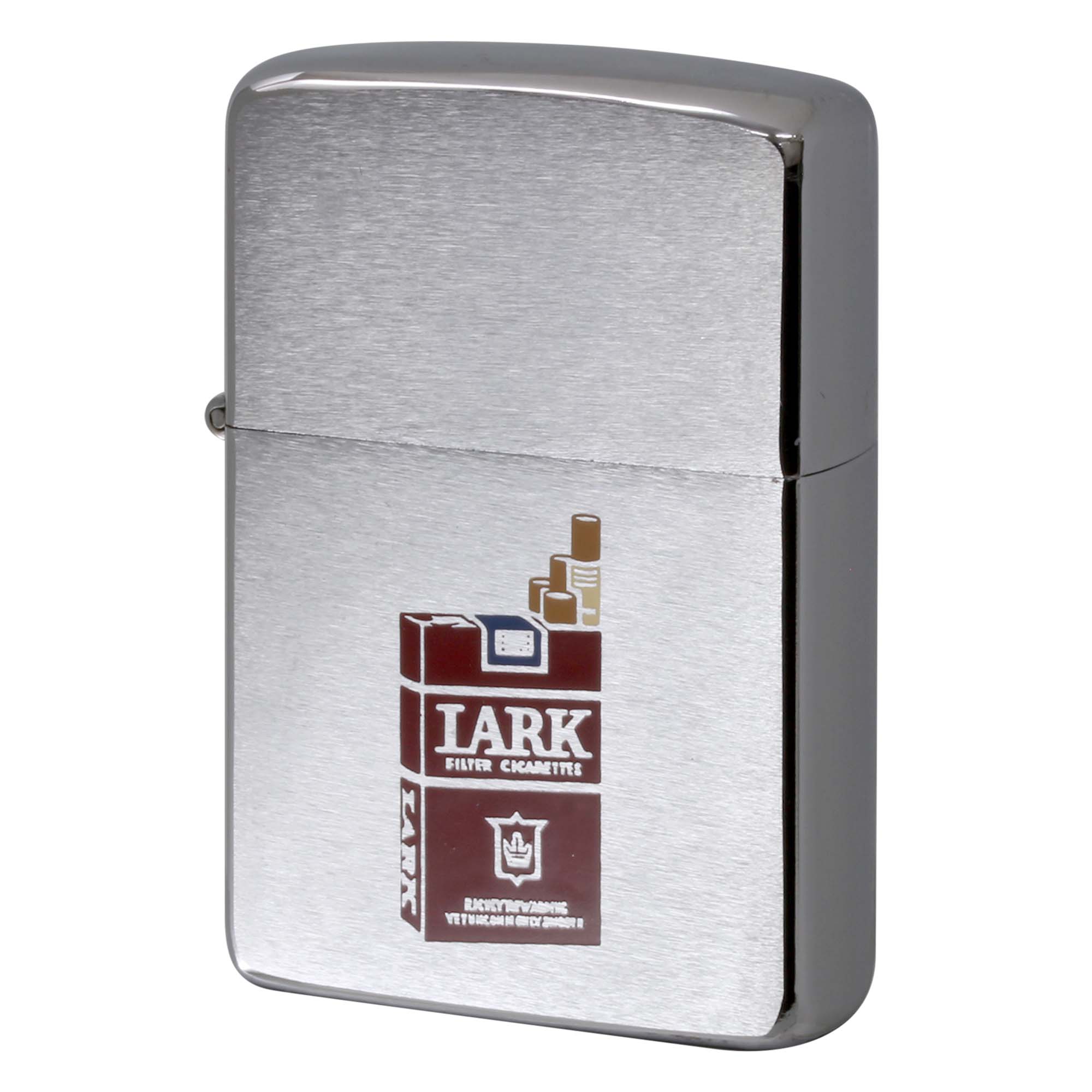 絶版/ヴィンテージ Zippo ジッポー 中古 1981年製造 LARK 赤 タバコパッケージデザイン  [A]使用感少なく状態が良い