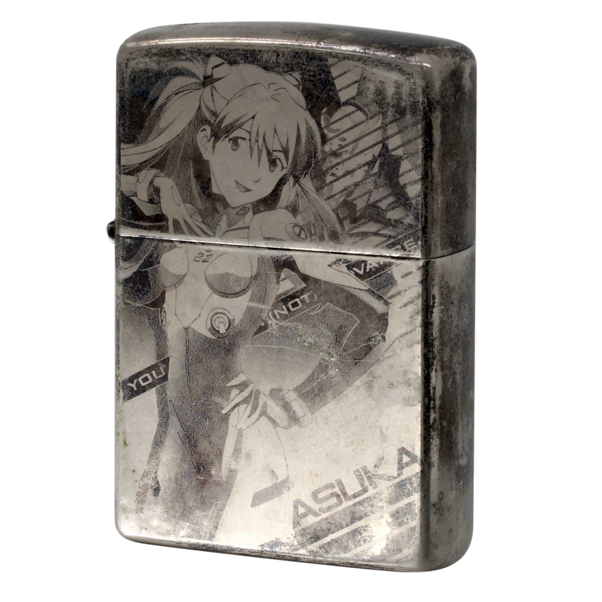 絶版/ヴィンテージ Zippo ジッポー 中古 2009年製造 エヴァンゲリオン新劇場版 破 Type-ASUKA  [C]使用感あり傷汚れあり