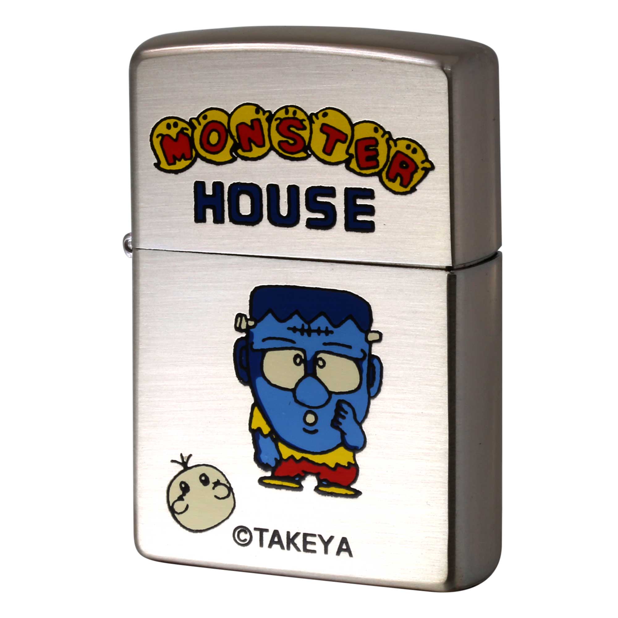 絶版/ヴィンテージ Zippo ジッポー 中古 1997年製造 パチンコ モンスターハウス フランケン  [S]ほぼ新品同様