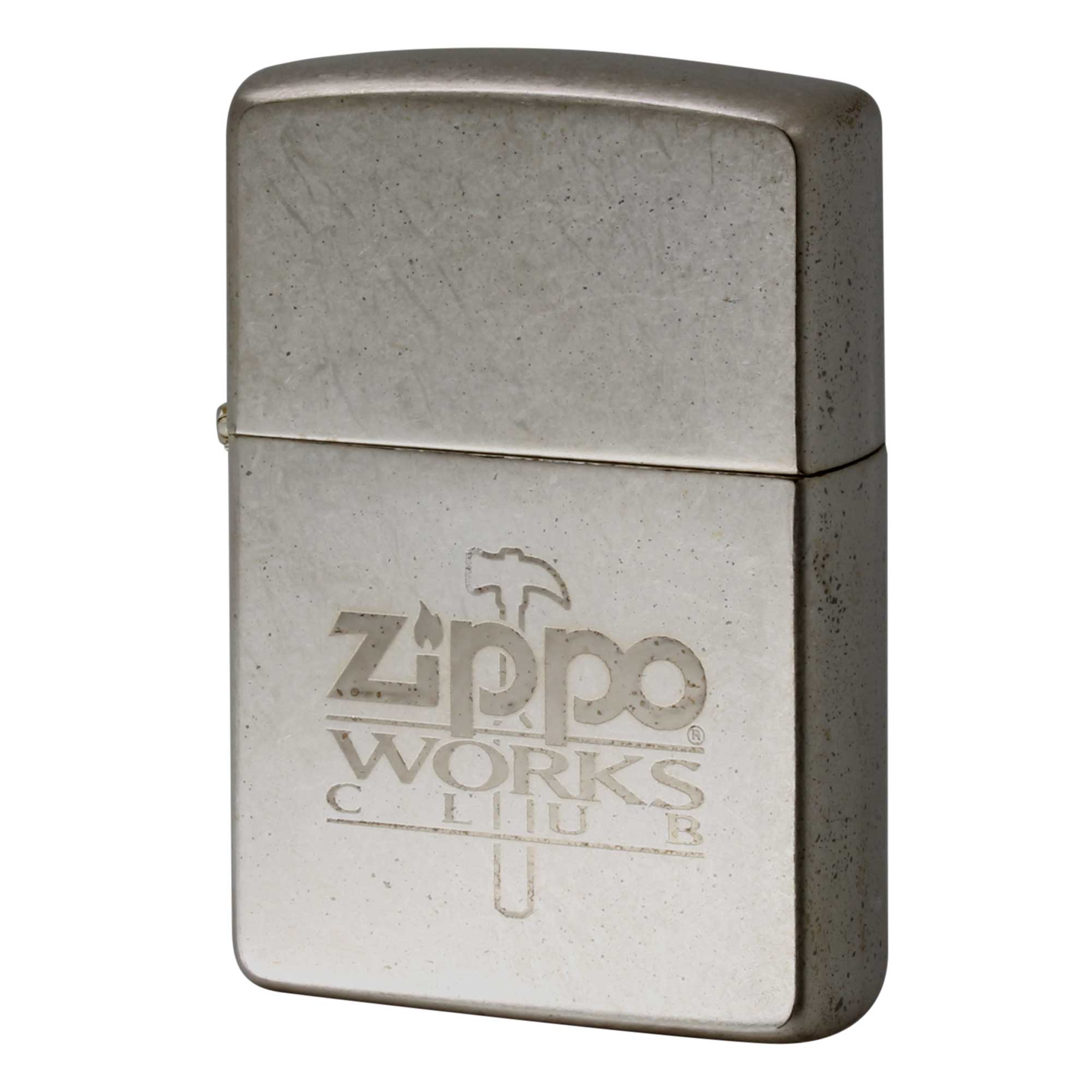 絶版/ヴィンテージ Zippo ジッポー 中古 1998年製造 限定300個生産 ZIPPO WORKS CLUB ジッポー・ワークス・クラブ  [N]未使用・新品