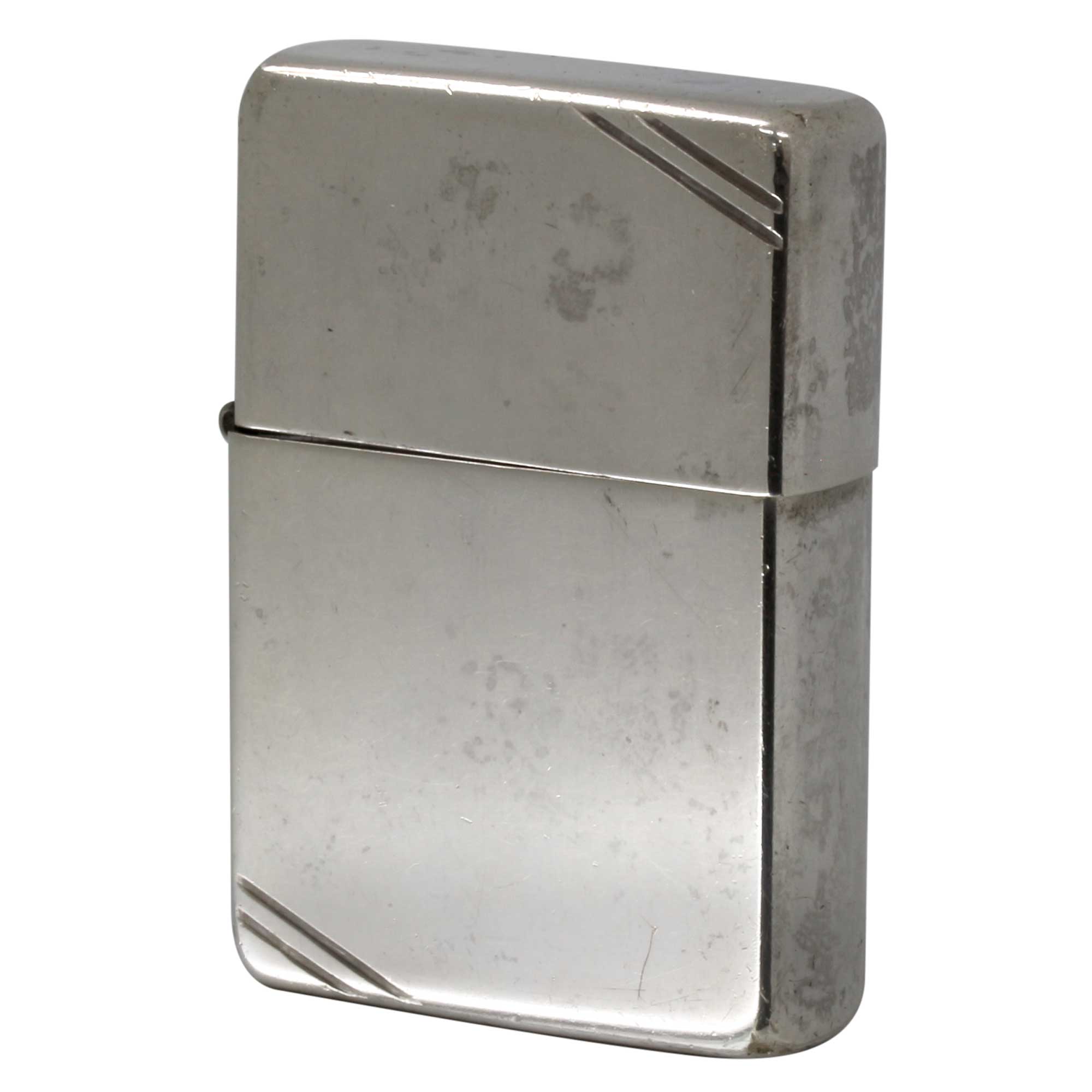 絶版/ヴィンテージ Zippo ジッポー 中古 2005年製造 スターリングシルバー Sterling Silver No.16 フラットトップ  [C]使用感あり傷汚れあり