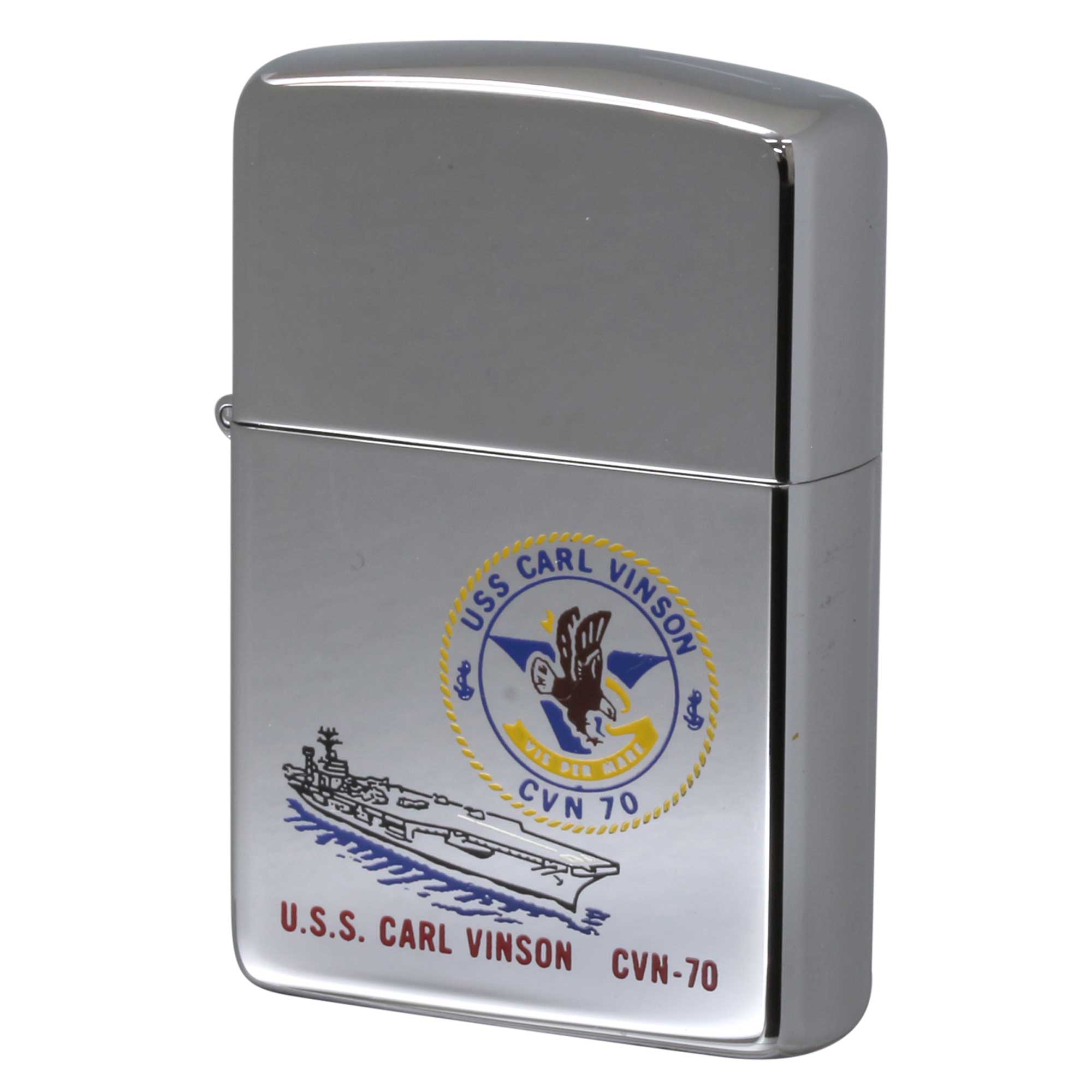 絶版/ヴィンテージ Zippo ジッポー 中古 1991年製造 アメリカ海軍航空母艦 カール・ヴィンソン U.S.S. CARL VINSON CVN-70  [N]未使用・新品
