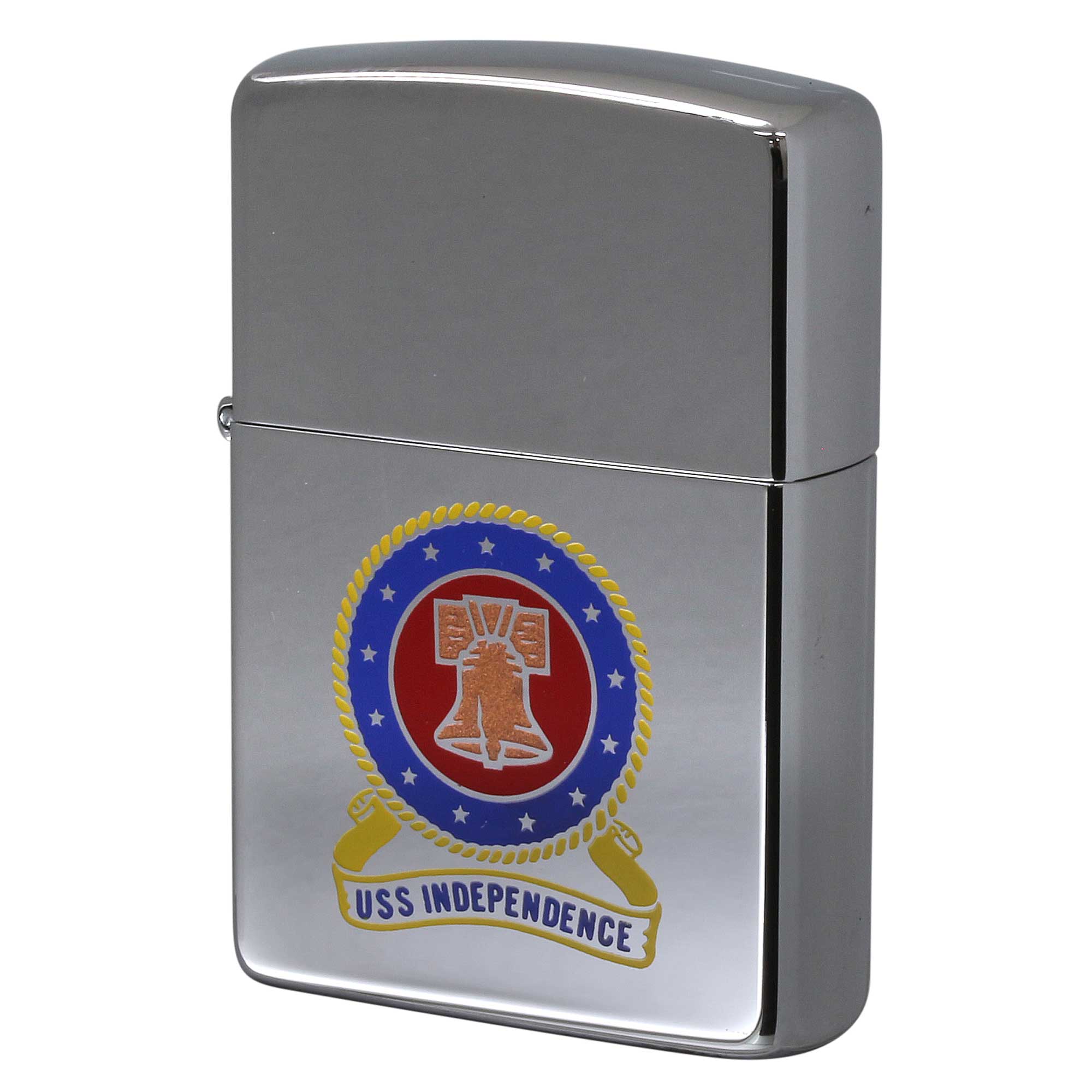 絶版/ヴィンテージ Zippo ジッポー 中古 1992年製造 アメリカ海軍航空母艦 インディペンデンス U.S.S. INDEPENDENCE CV-62  [N]未使用・新品