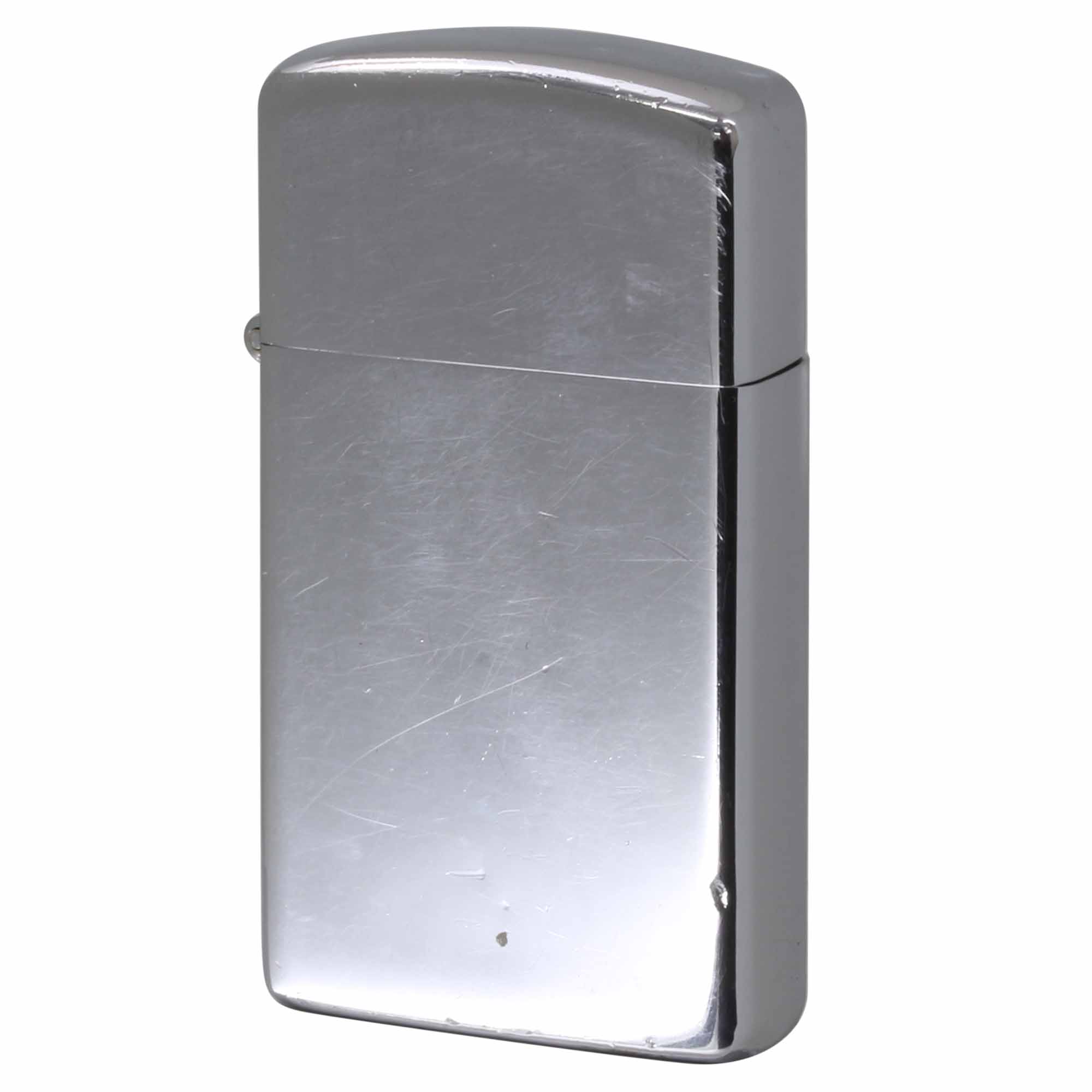 絶版/ヴィンテージ Zippo ジッポー 中古 1974年製造 クロームポリッシュ スリム No.1610  [C]使用感あり傷汚れあり