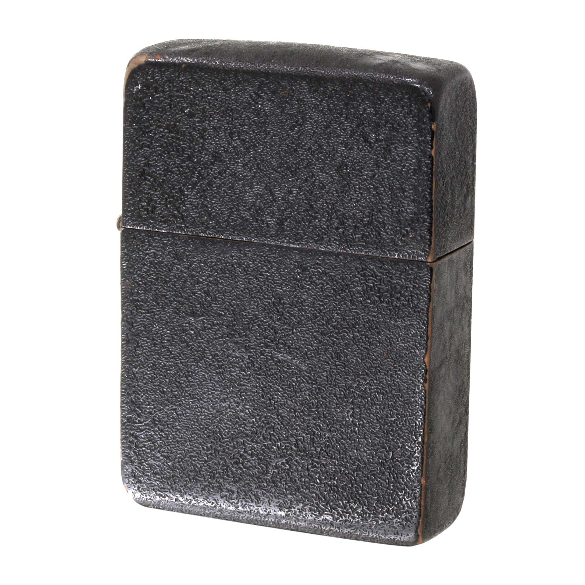 絶版/ヴィンテージ Zippo ジッポー 中古 1942年製造 ブラック・クラックル  [C]使用感あり傷汚れあり