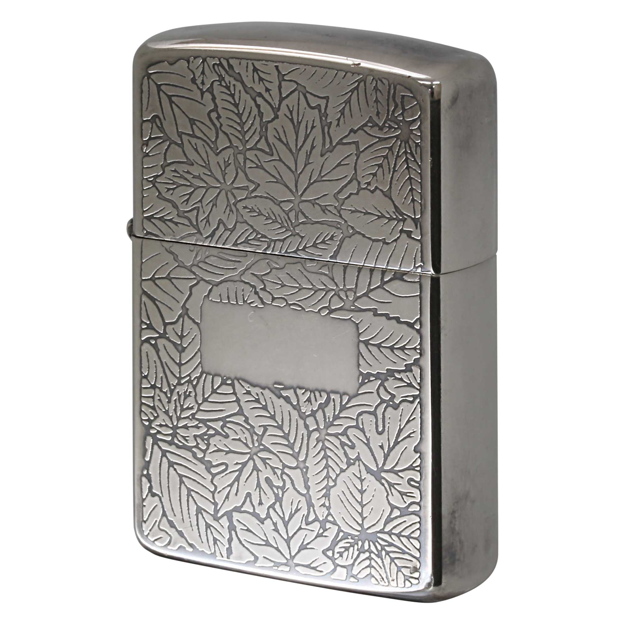絶版/ヴィンテージ Zippo ジッポー 中古 1988年製造 広葉樹 葉模様 ボタニカル  [B]使用感ありやや傷汚れあり