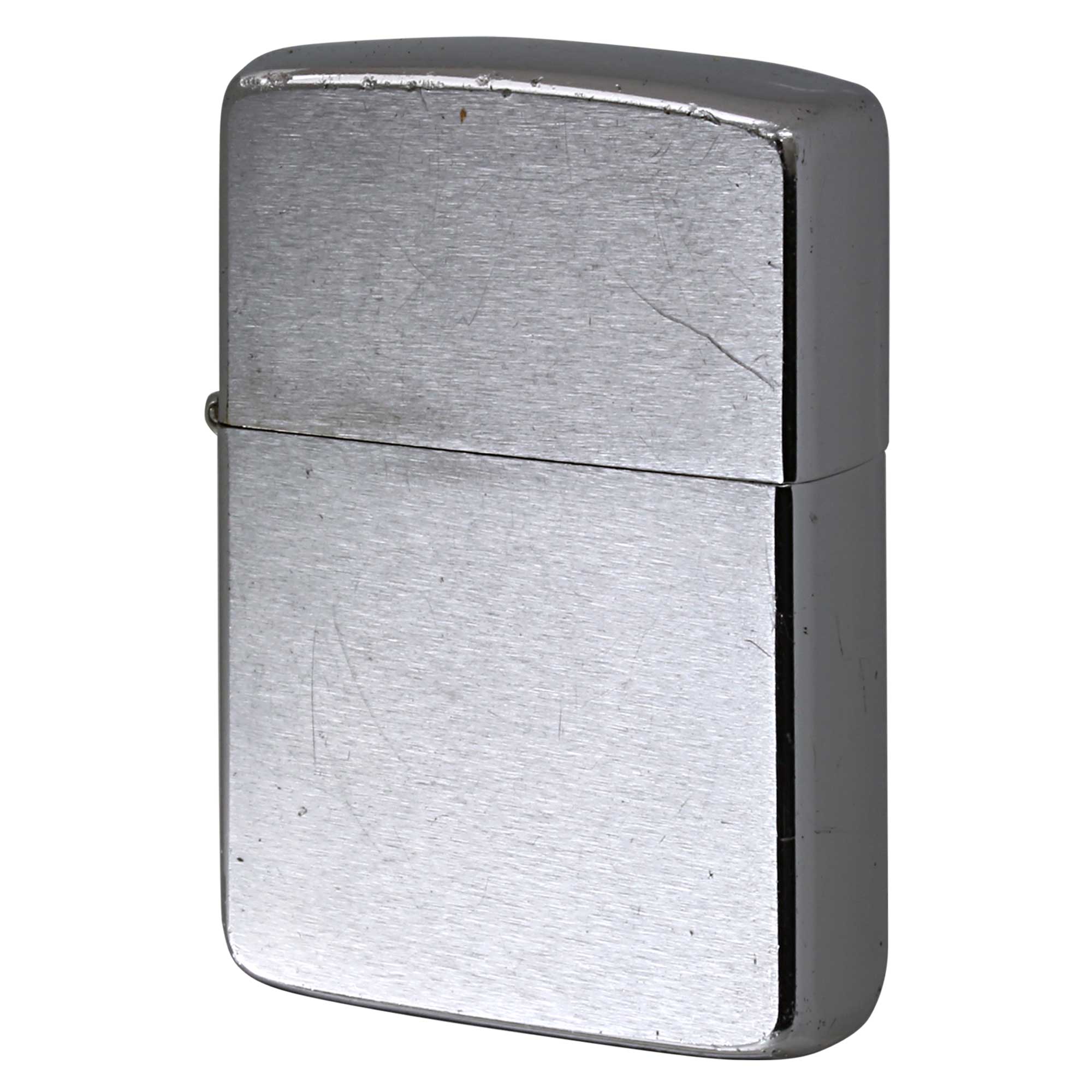 絶版/ヴィンテージ Zippo ジッポー 中古 1986年製造 ブラッシュドクローム No.200  [C]使用感あり傷汚れあり