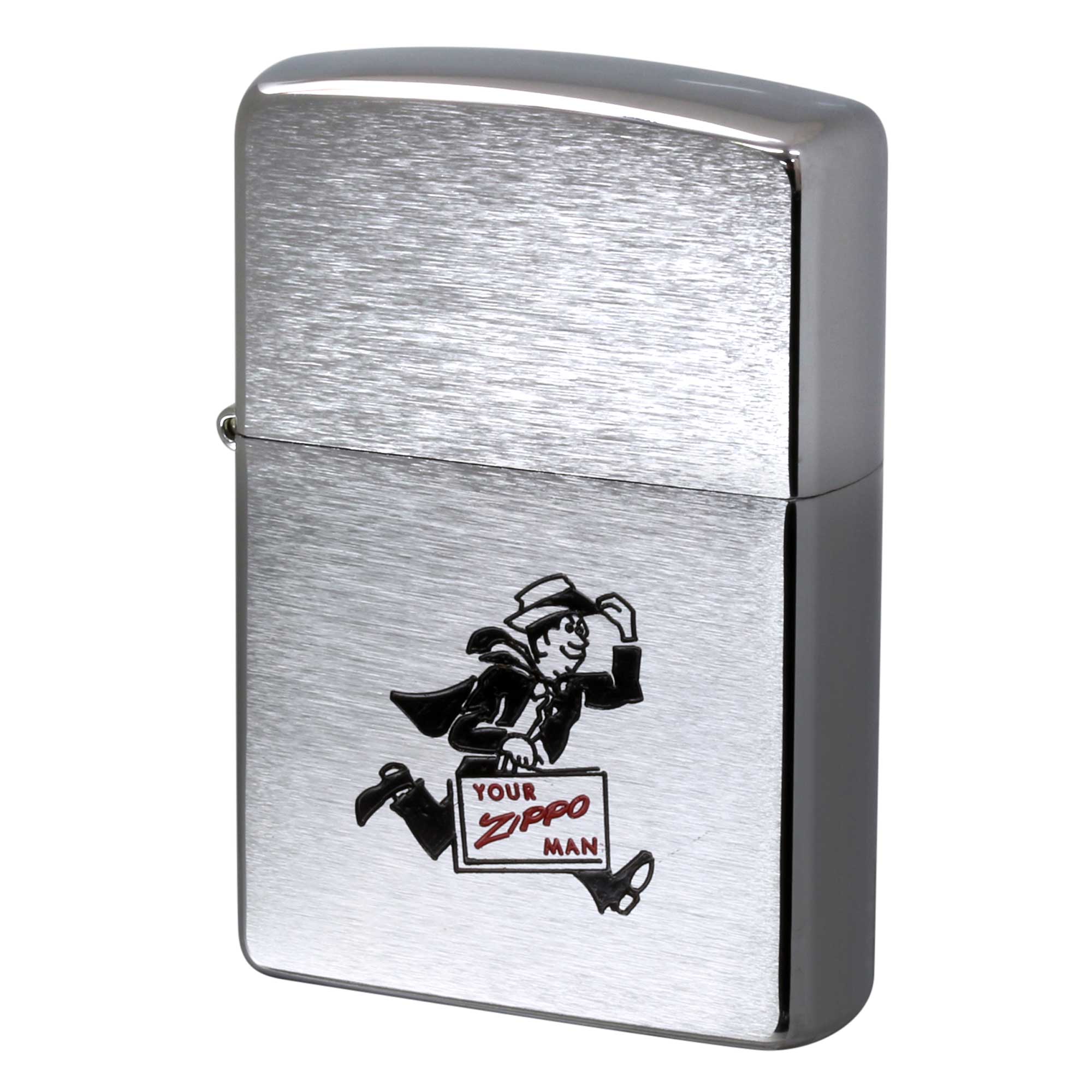 絶版/ヴィンテージ Zippo ジッポー 中古 2003年製造 MS-200 49YZM 復刻セールスマン用ZIPPO 1947-1951 サンプル用柄  [N]未使用・新品