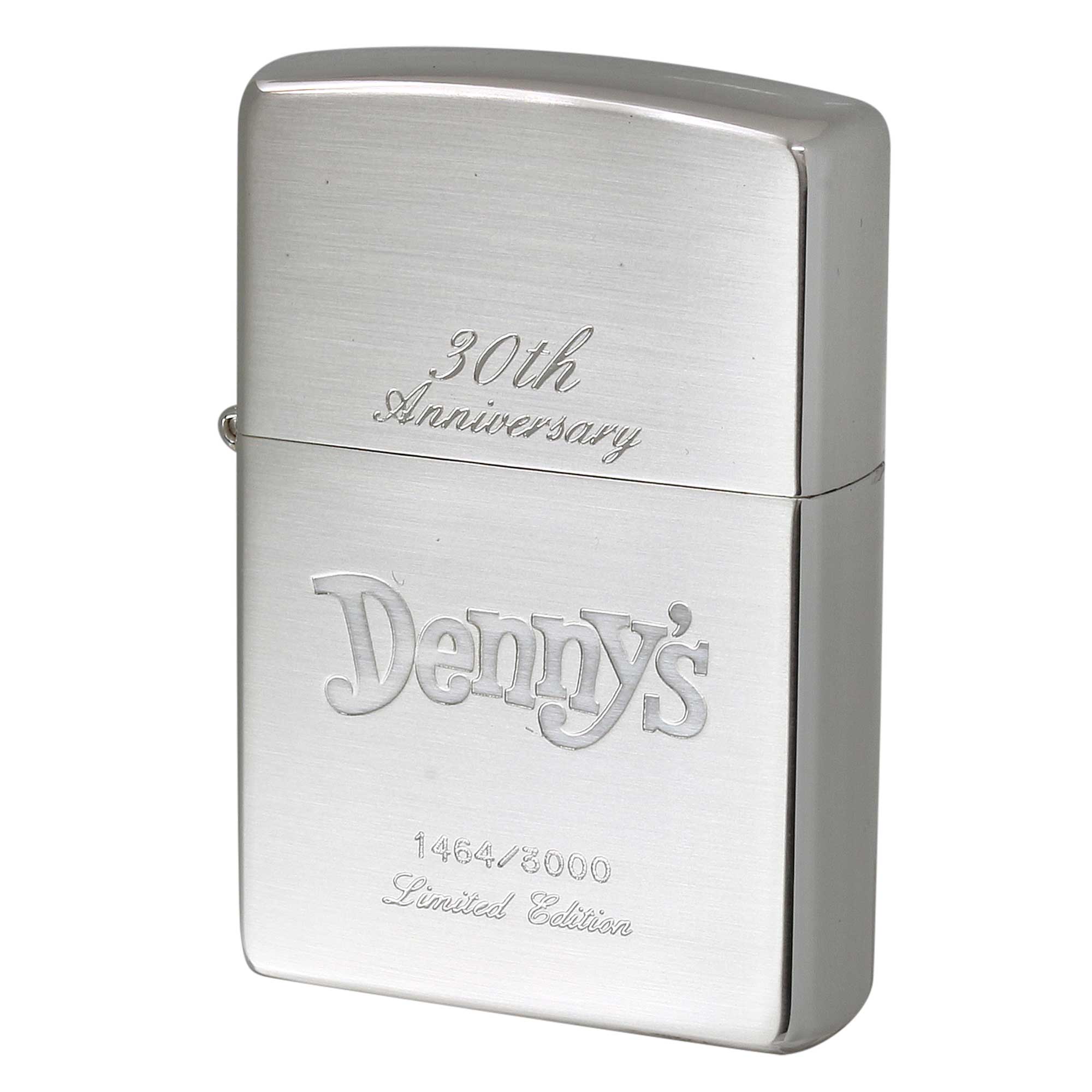 絶版/ヴィンテージ Zippo ジッポー 中古 2003年製造 限定3,000個 30周年記念 デニーズ 30th Anniversary Limited No.1464  [N]未使用・新品