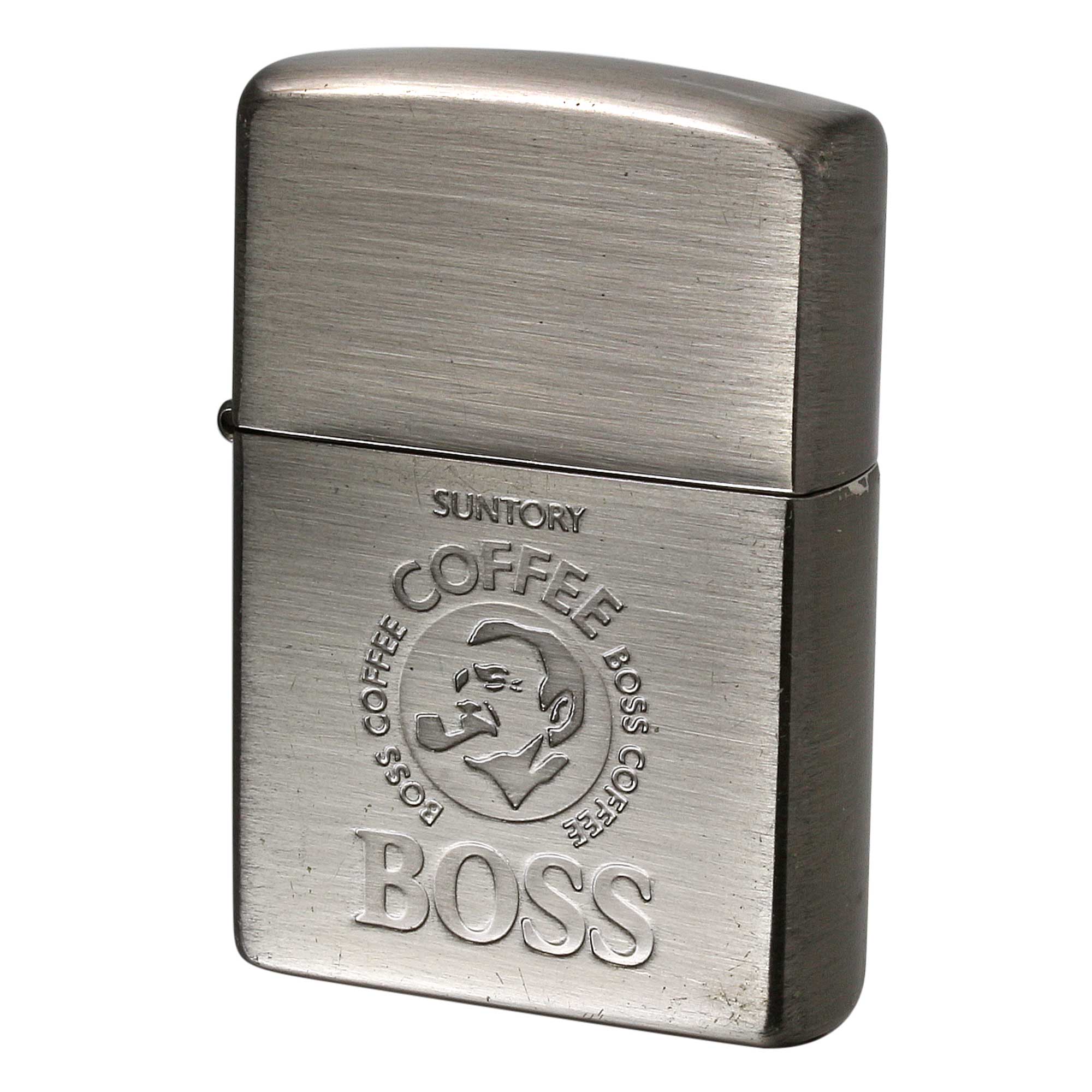 絶版/ヴィンテージ Zippo ジッポー 中古 1998年製造 SUNTORY BOSS COFFEE サントリー ボスコーヒー  [C]使用感あり傷汚れあり