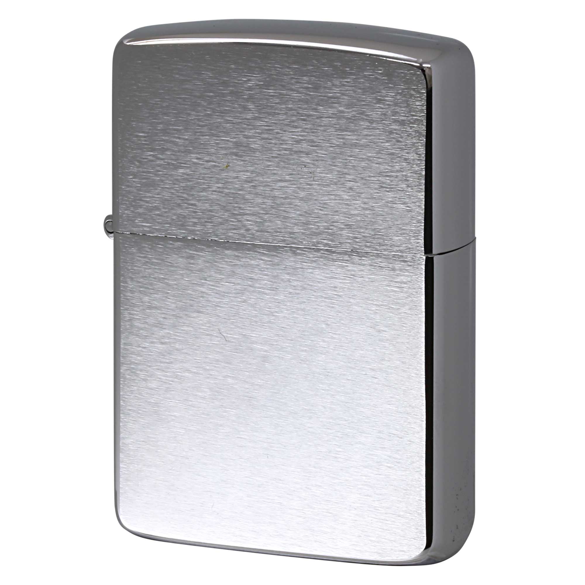 絶版/ヴィンテージ Zippo ジッポー 中古 1985年製造 ブラッシュドクローム No.200  [B]使用感ありやや傷汚れあり