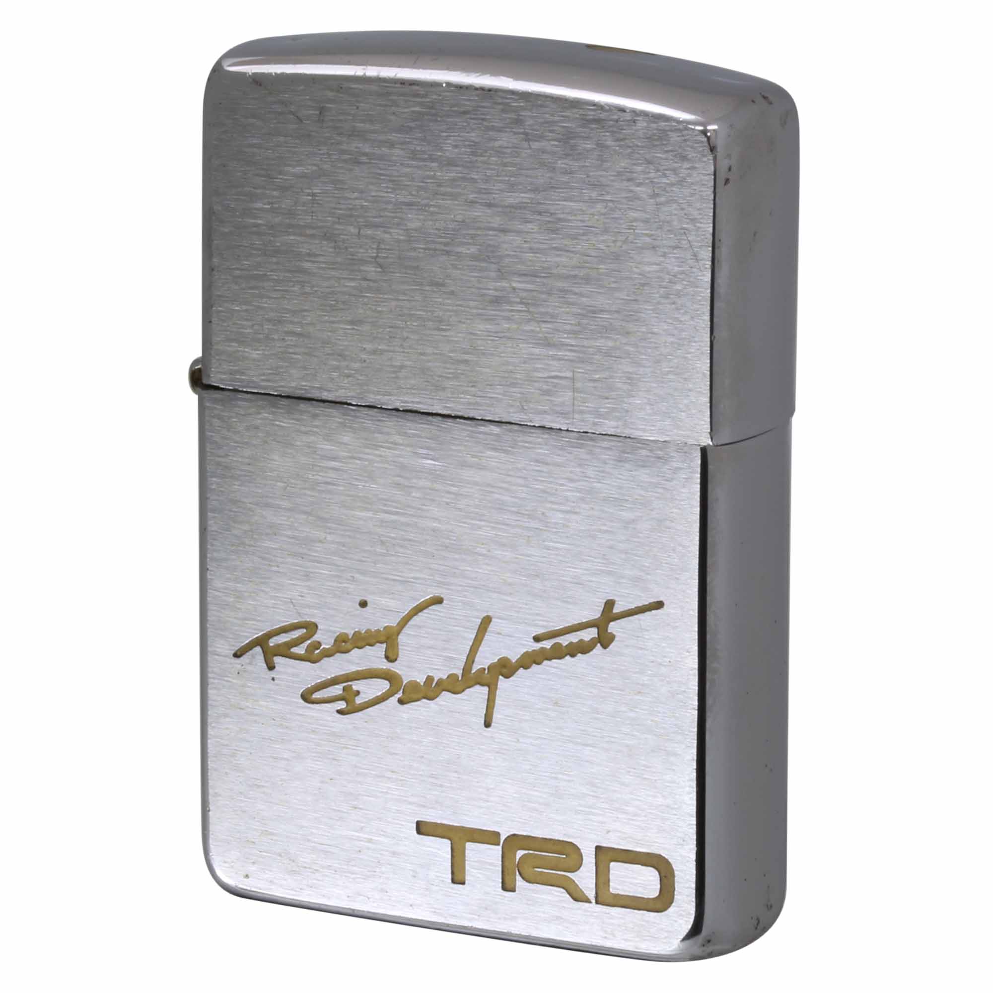 絶版/ヴィンテージ Zippo ジッポー 中古 1995年製造 TRD TOYOTA レーシング デベロップメント Toyota Racing Development  [C]使用感あり傷汚れあり
