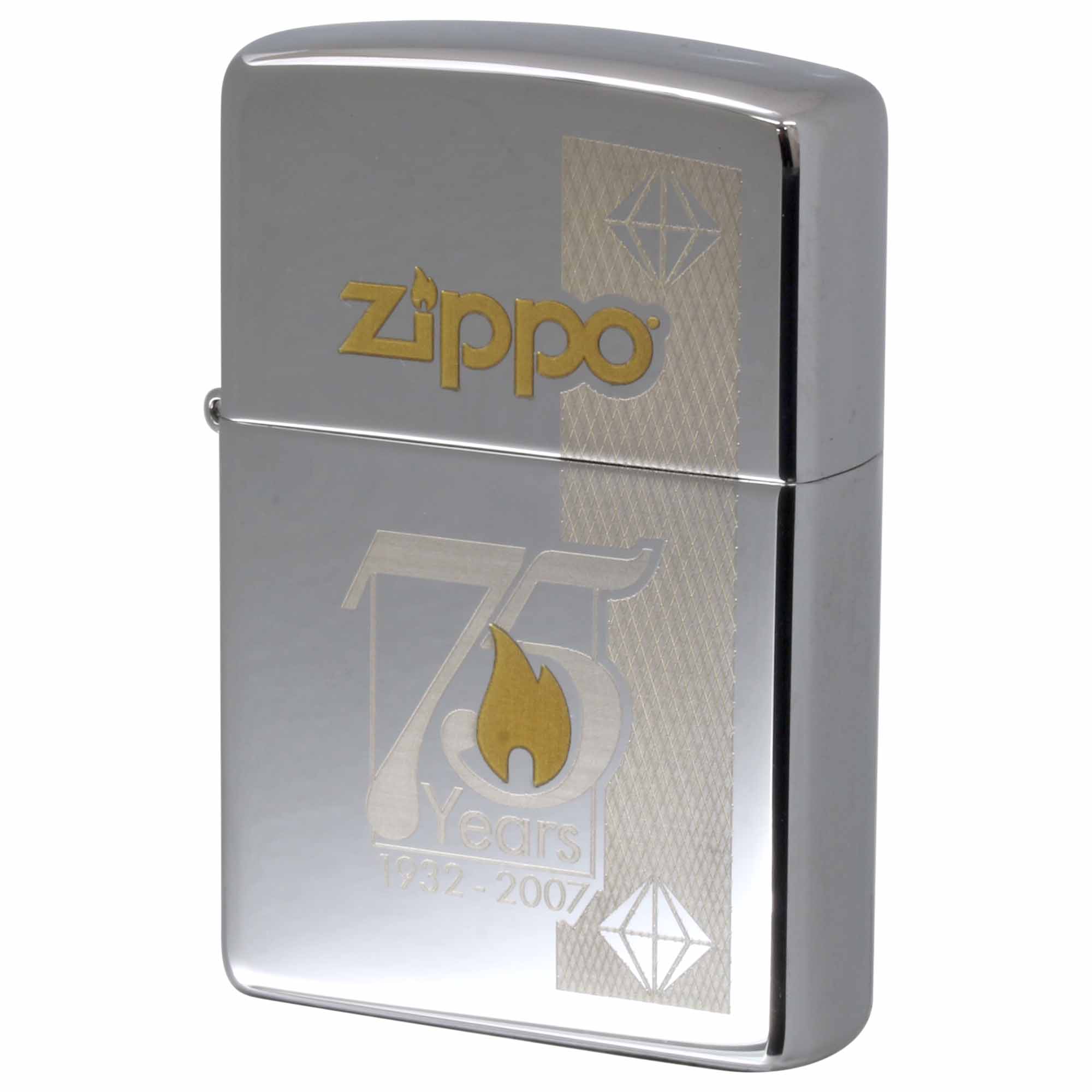 絶版/ヴィンテージ Zippo ジッポー 中古 2007年製造 Zippo社創立75周年記念ジッポー 通常版  [S]ほぼ新品同様