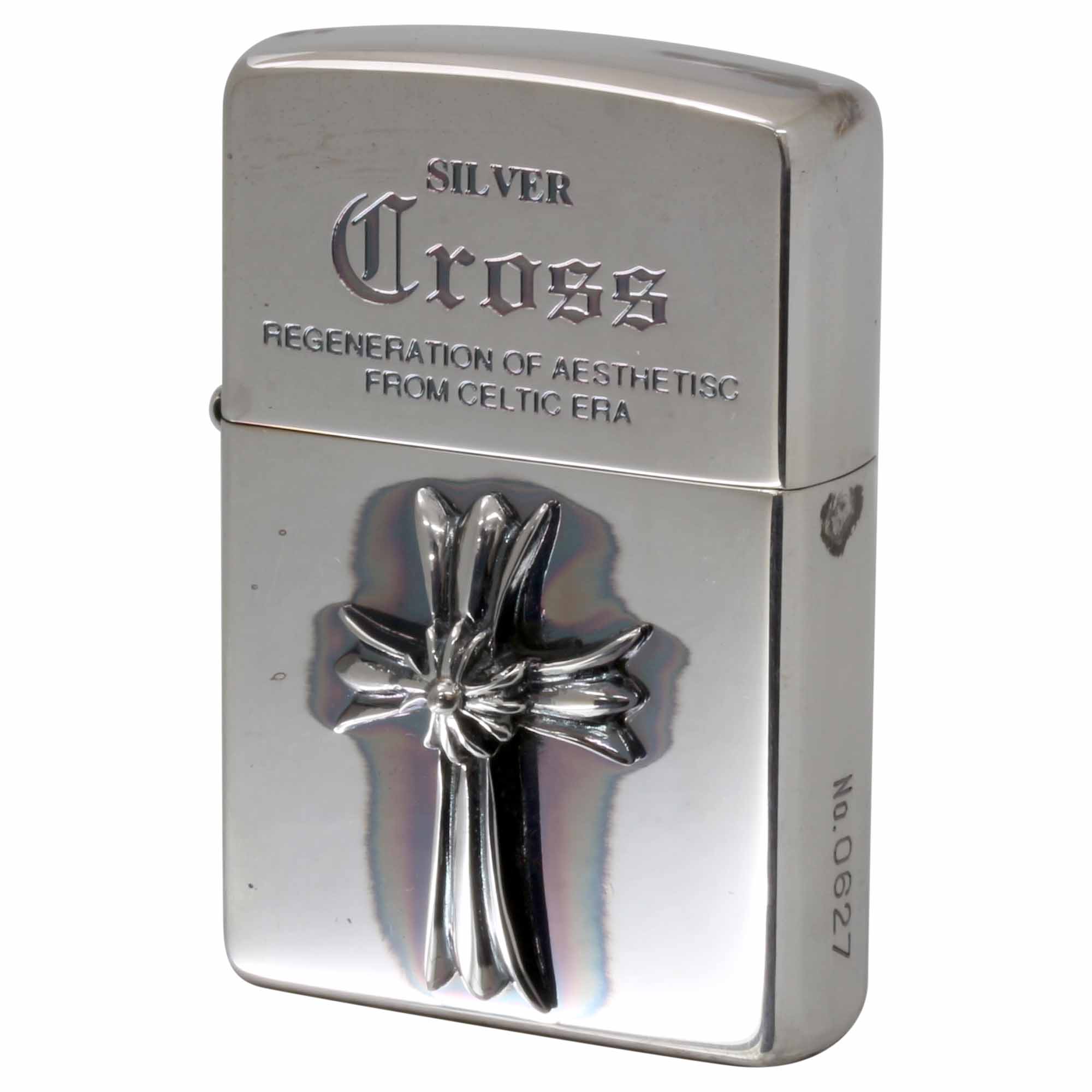 絶版/ヴィンテージ Zippo ジッポー 中古 2005年製造 Cross Metal クロスメタル CRS-J  [A]使用感少なく状態が良い