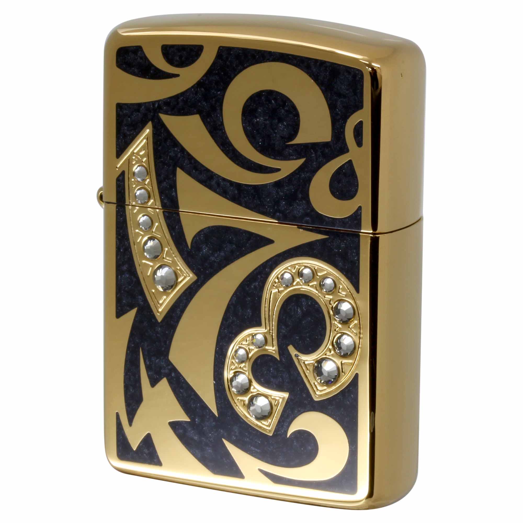 絶版/ヴィンテージ Zippo ジッポー 中古 2006年製造 限定777個生産 アーマー ダイアル ブラック ゴールド No.533  [S]ほぼ新品同様