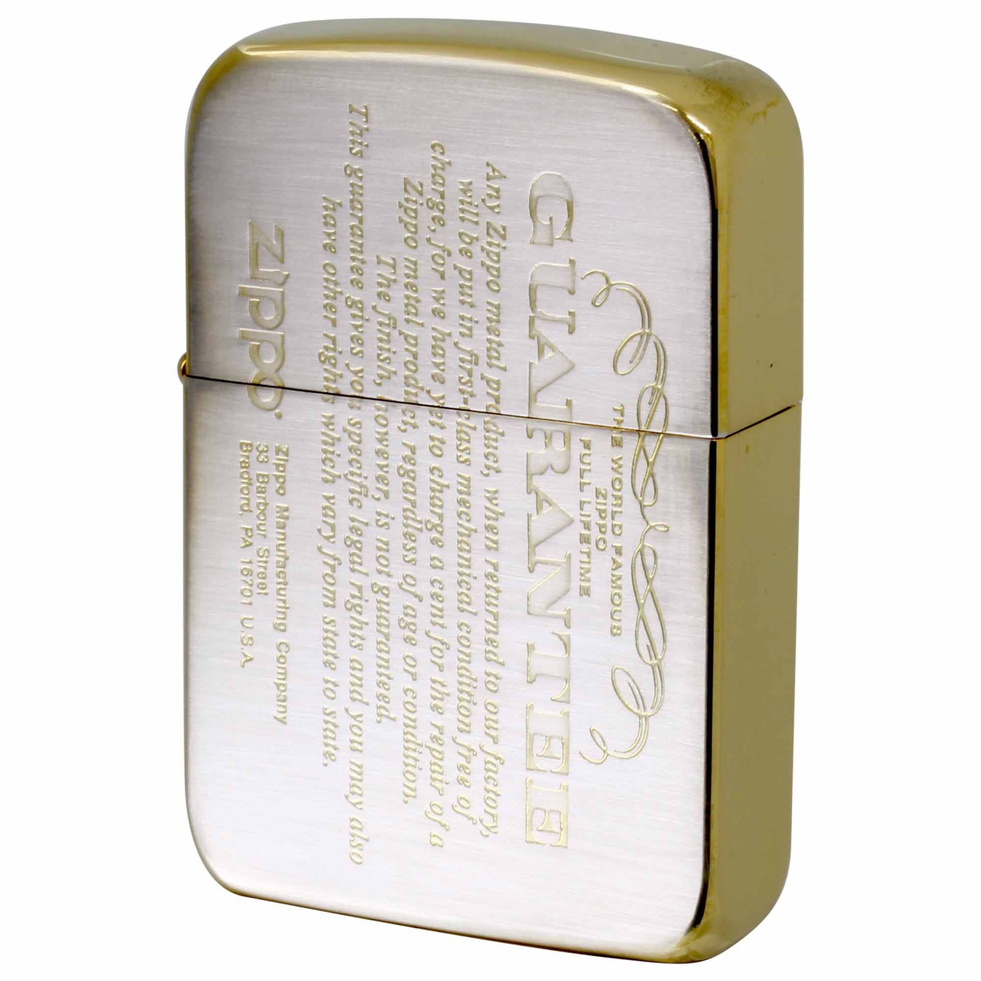 絶版/ヴィンテージ Zippo ジッポー 中古 2005年製造 1941レプリカ ギャランティー柄 41GRT-SG  [A]使用感少なく状態が良い