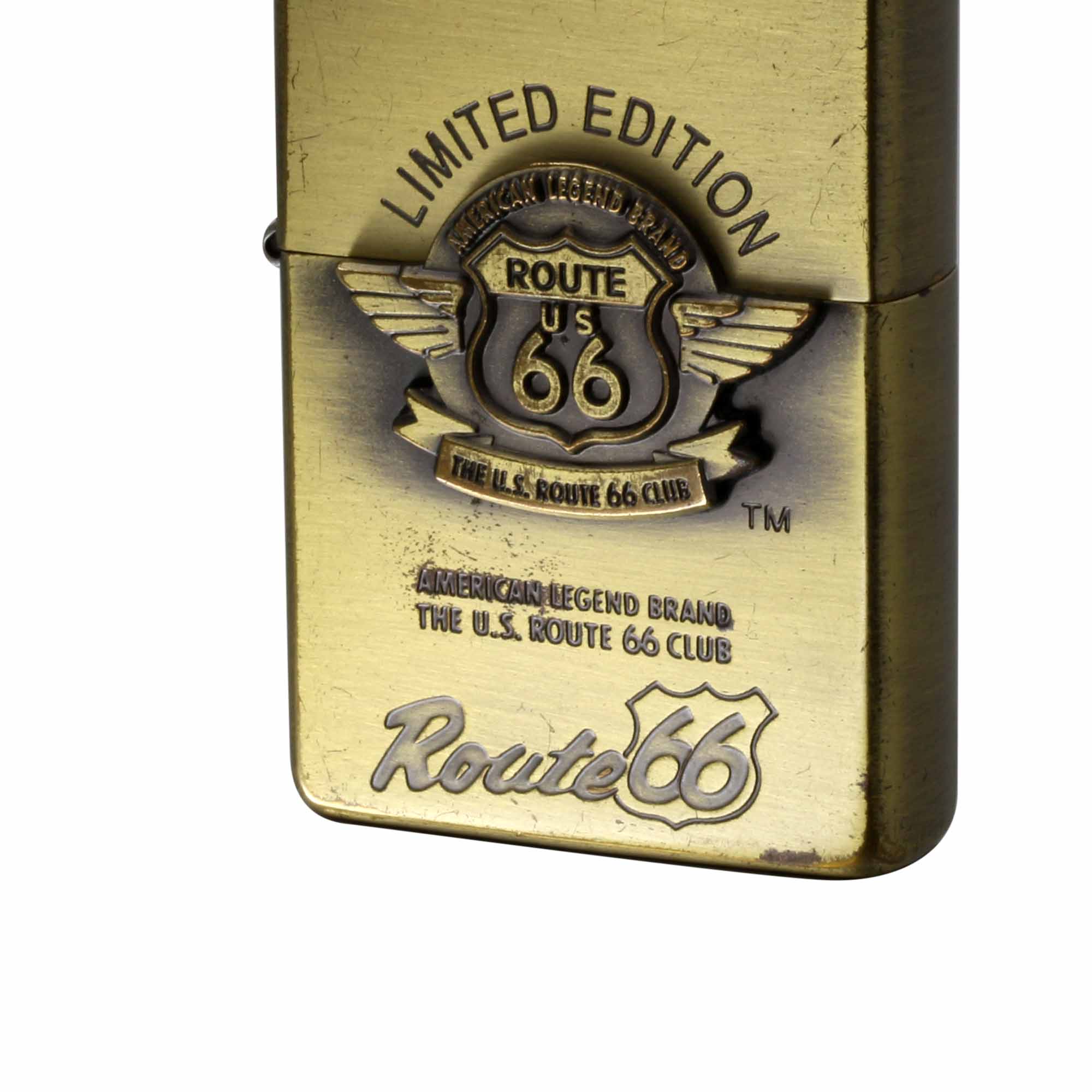 絶版/ヴィンテージ Zippo ジッポー 中古 1994年製造 限定 ルート66 Ronte66 LIMITED BS No.1333  [B]使用感ありやや傷汚れあり