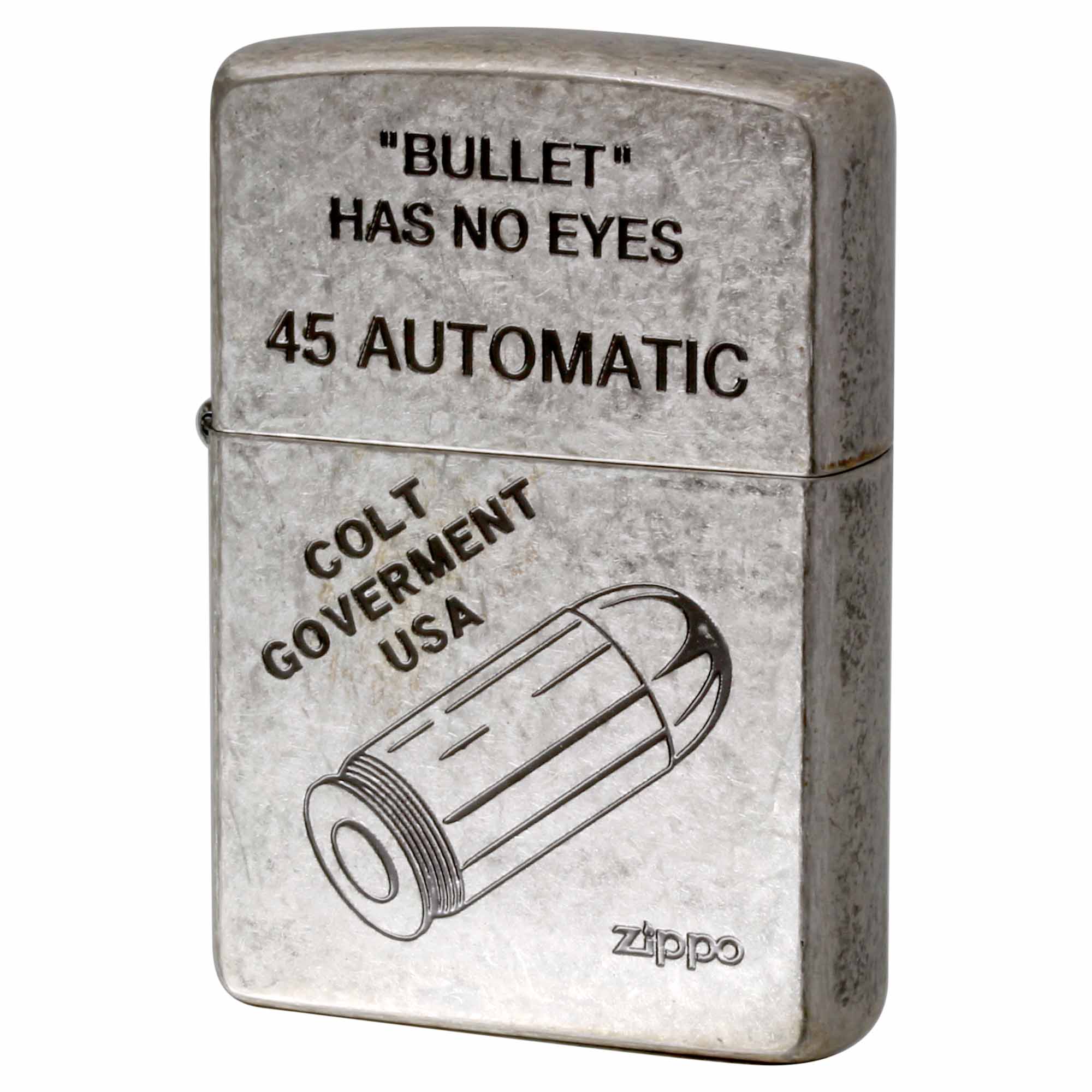 絶版/ヴィンテージ Zippo ジッポー 中古 2006年製造 弾丸 BULLET 45 AUTOMATIC COLT GOVERMENT USA バレル  [A]使用感少なく状態が良い