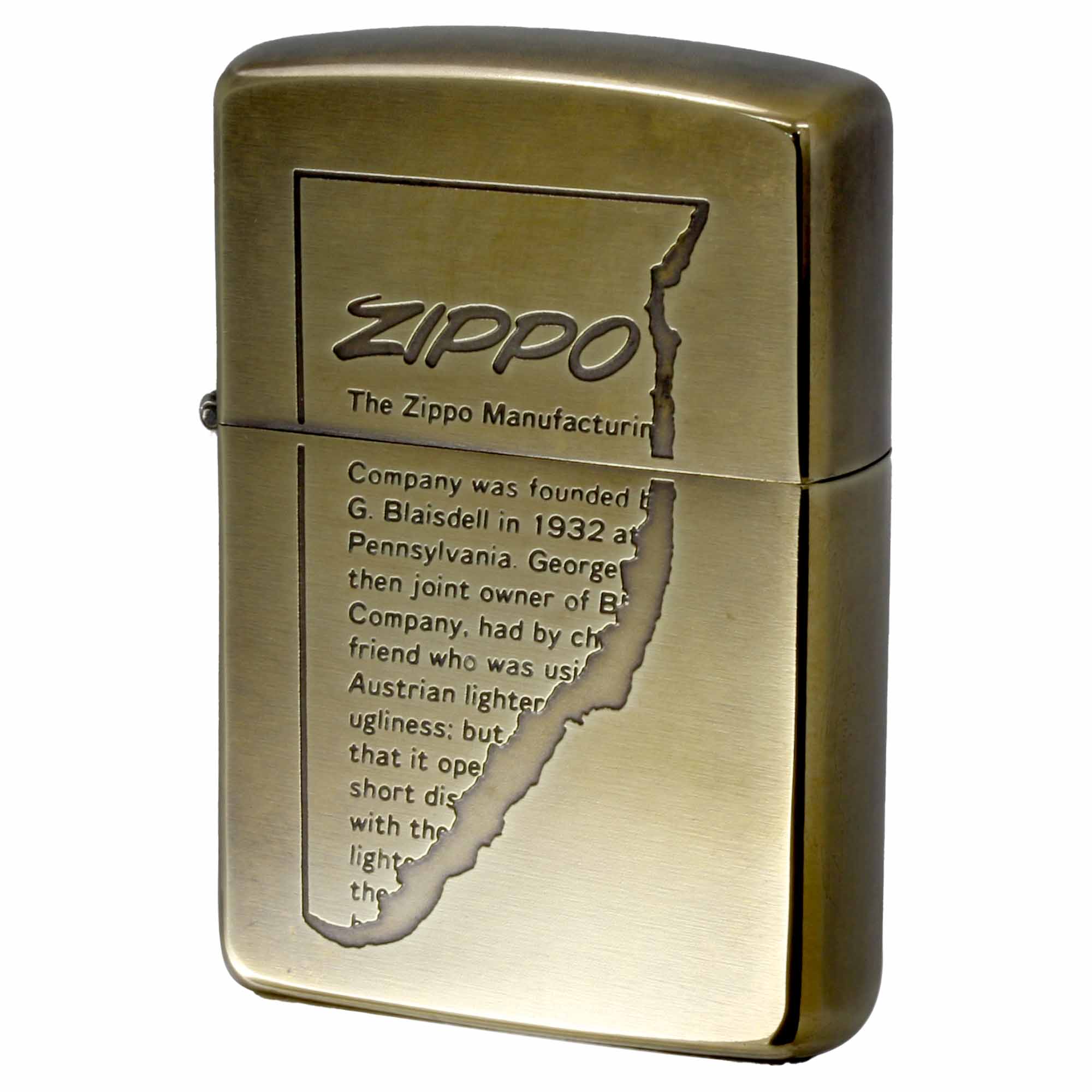 絶版/ヴィンテージ Zippo ジッポー 中古 1987年製造 ジッポー社 ヒストリー history letter 破れた紙  [A]使用感少なく状態が良い